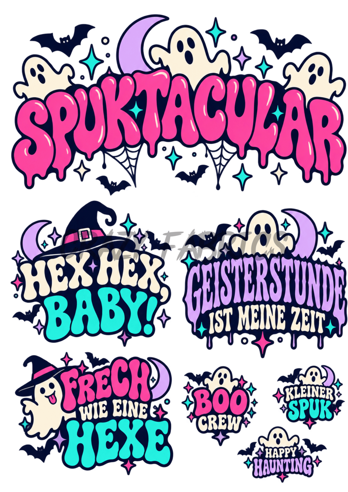 Bügelbild „Spuktacular“