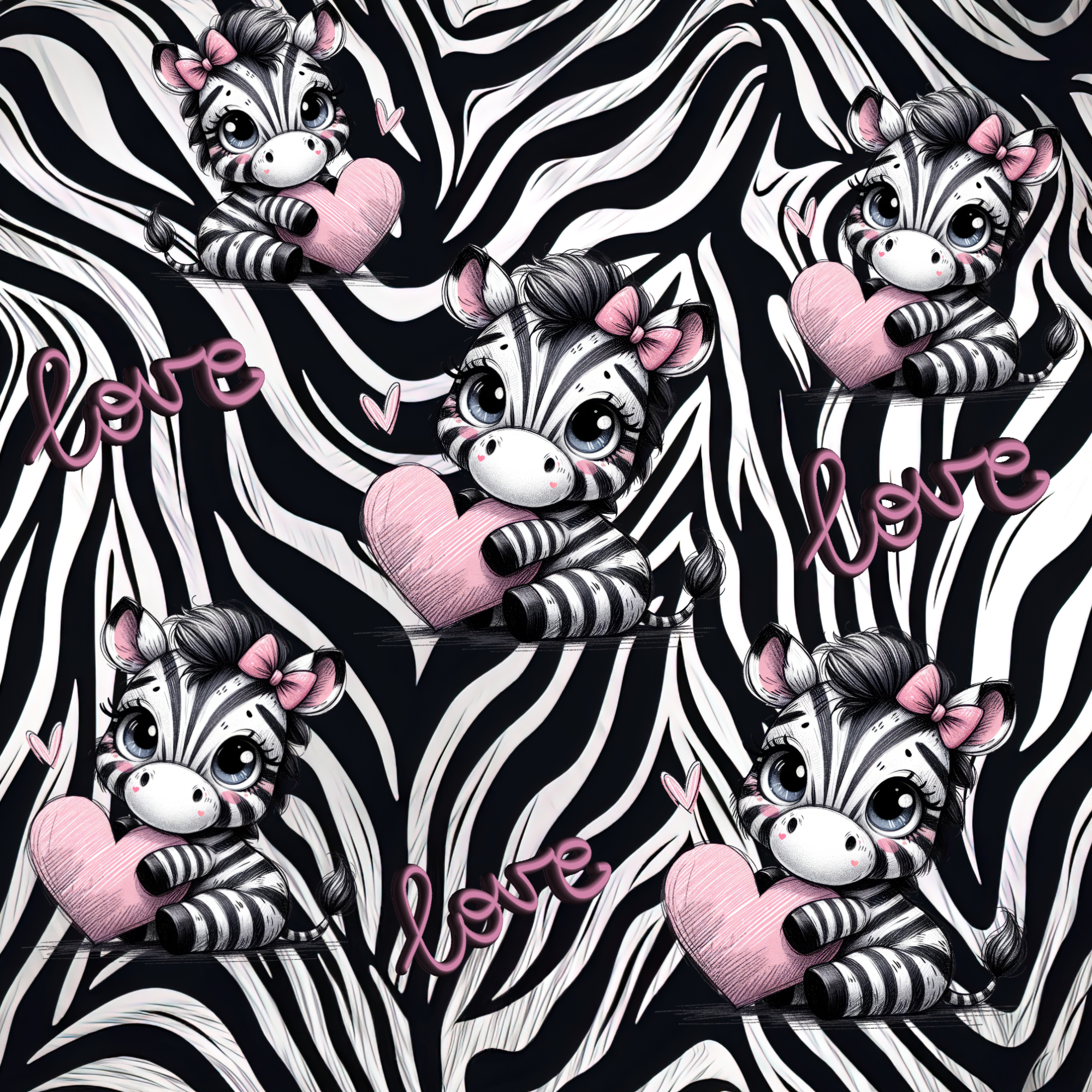 Stoff „Zebra“