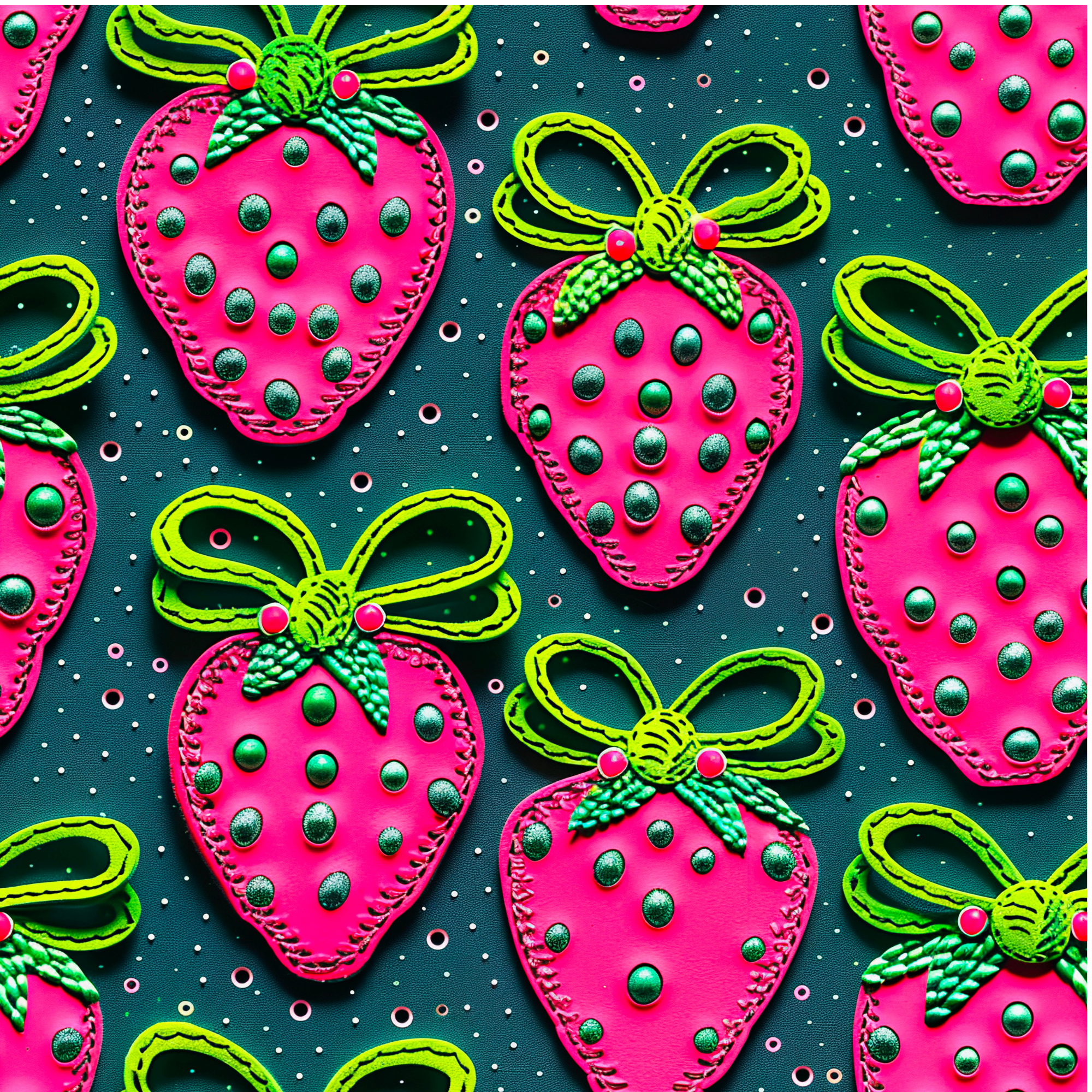 Stoff „Strawberry Love“