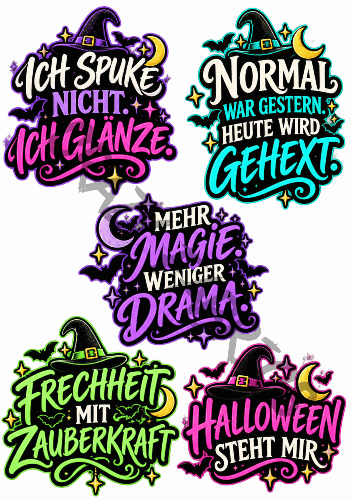 Bügelbild „Hallooween“