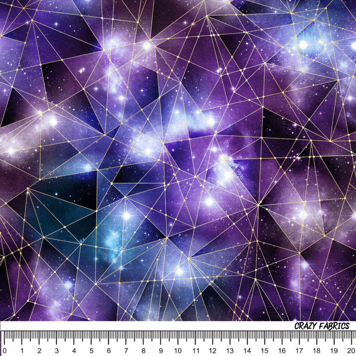Stoff „Galaxy violet“ - Crazy Fabrics