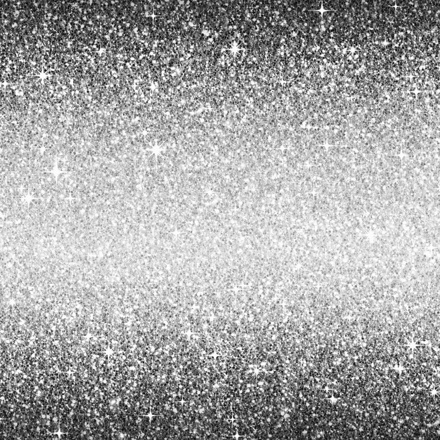 Stoff „Glitzer silber“