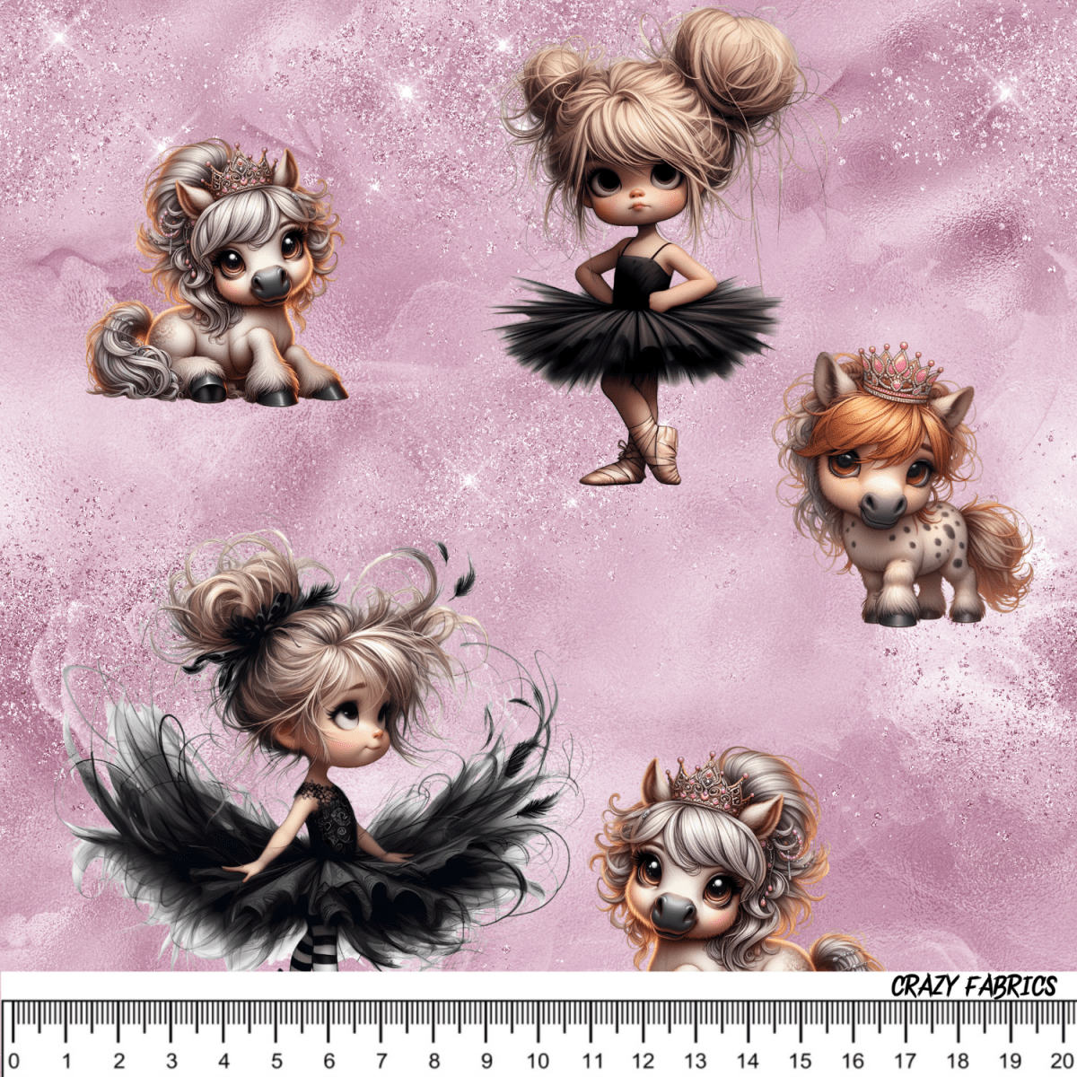 Stoff „Beautiful Dancer“ - Crazy Fabrics