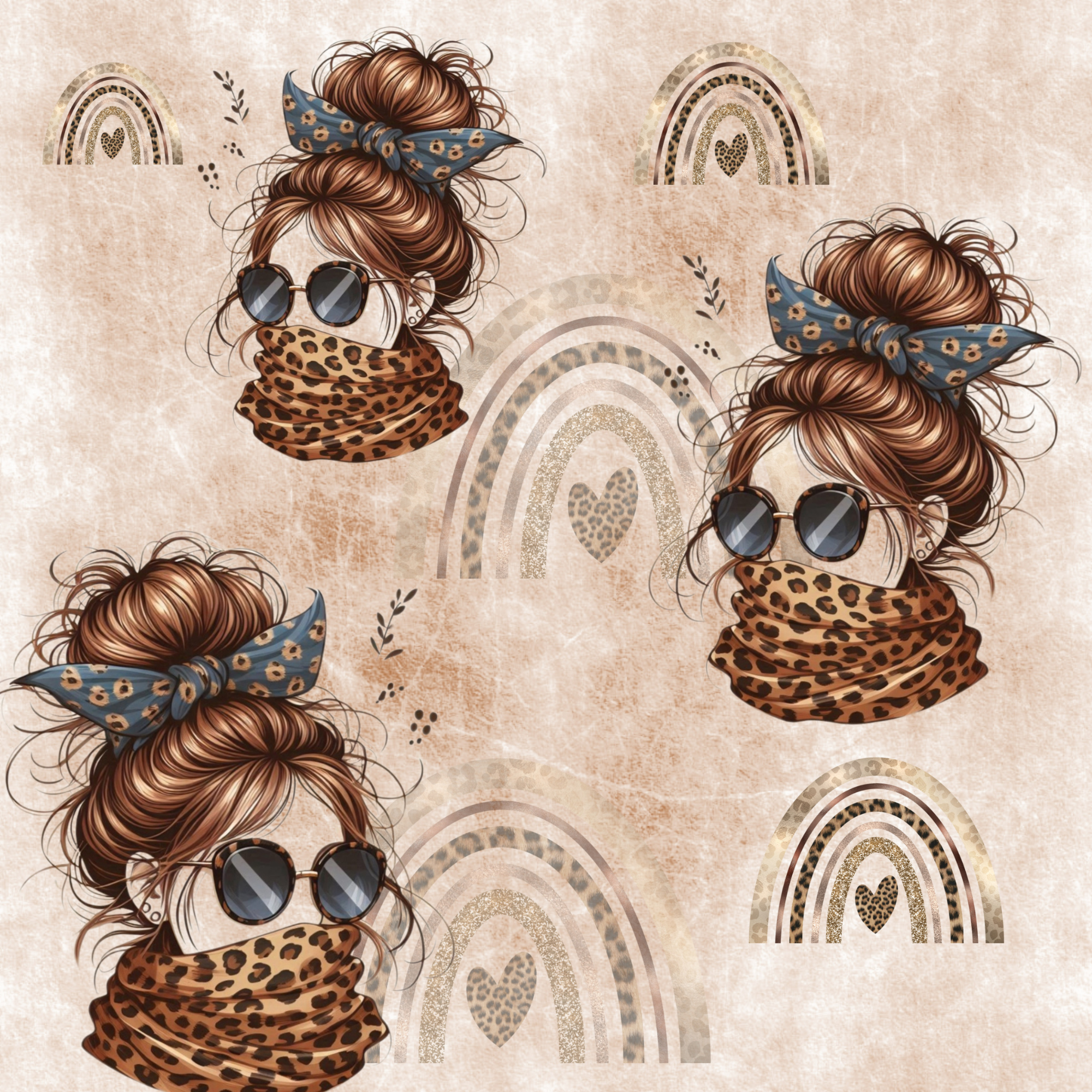 stoff „Leo Regenbogenmädchen“