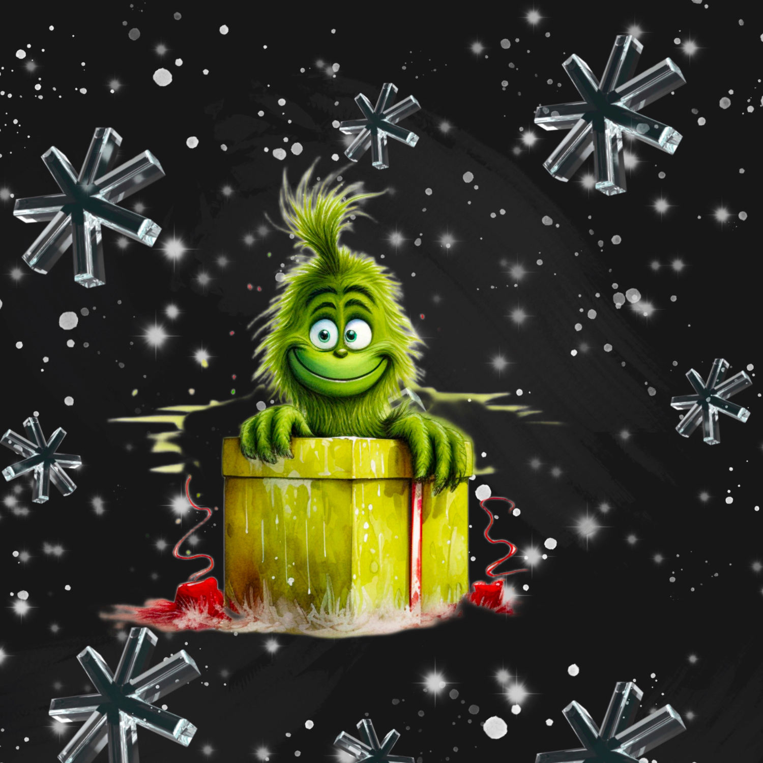 Panel „Grinch in the box“