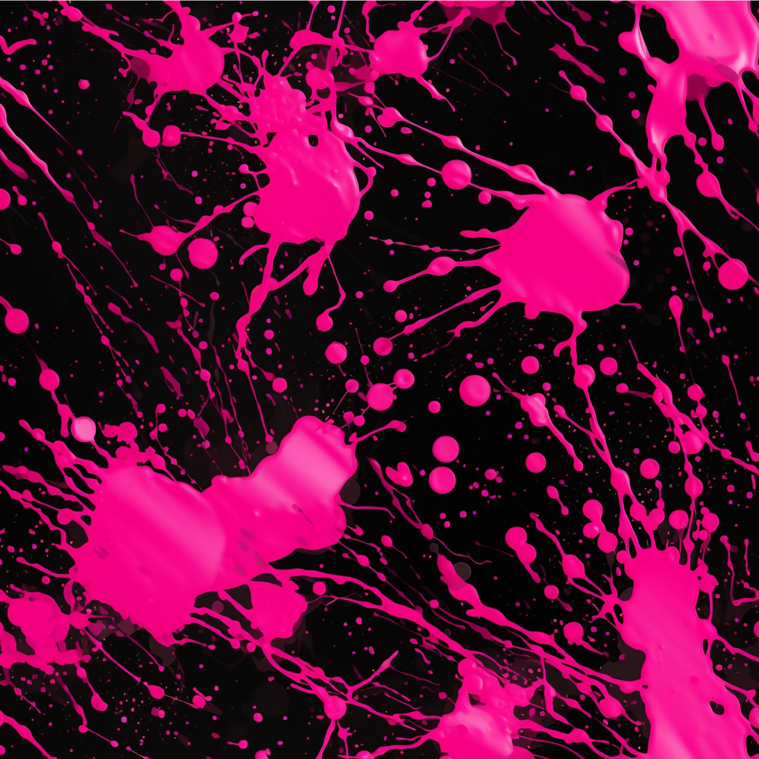 Stoff „ Splash pink schwarz“