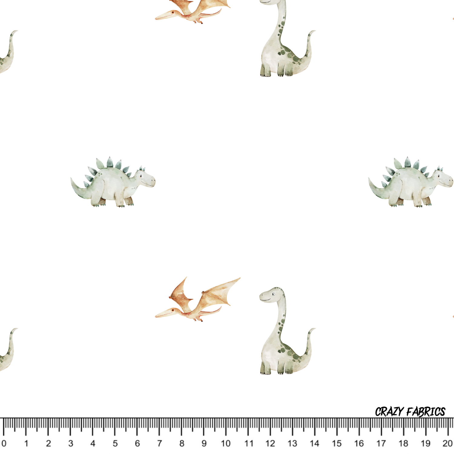 Stoff „mini Dino“