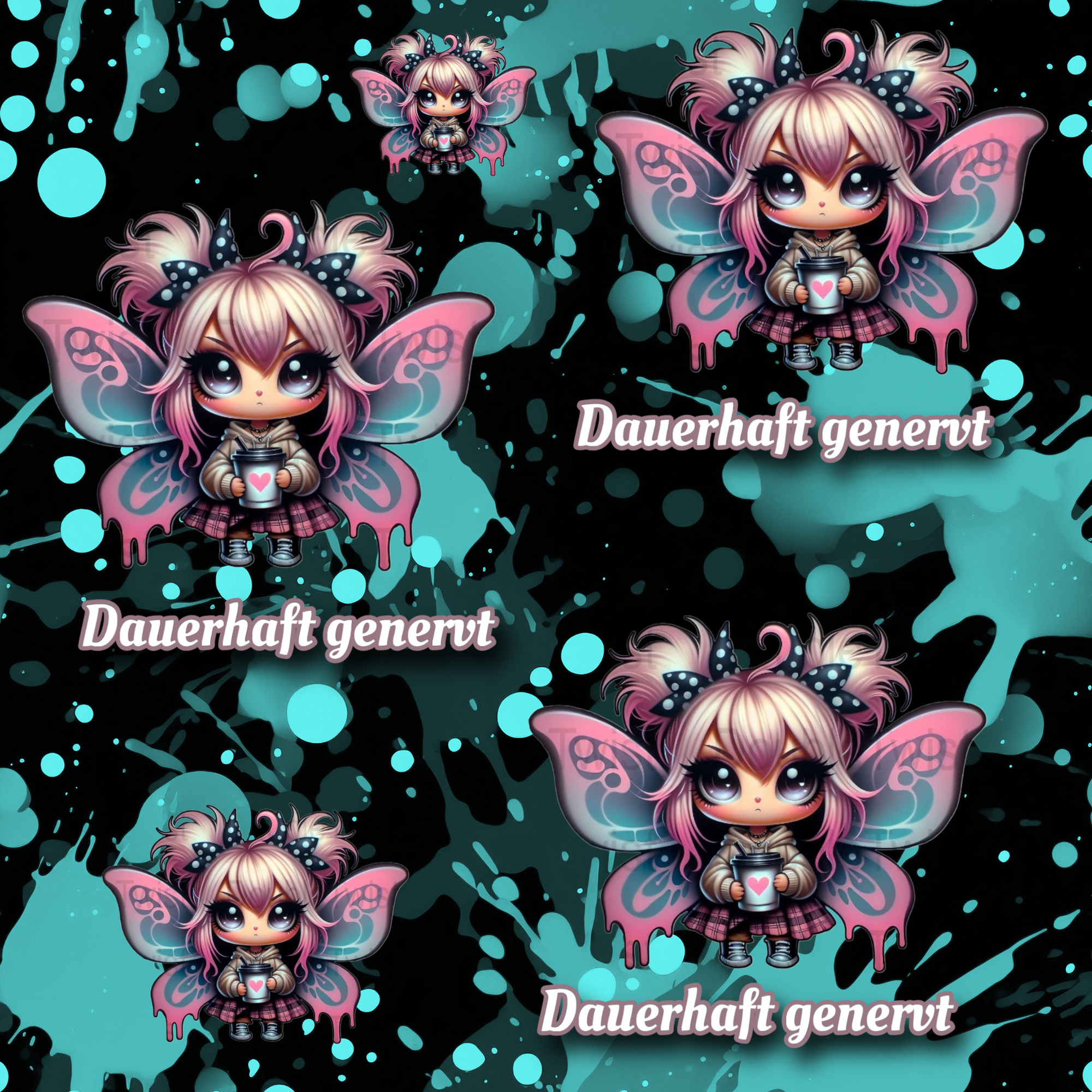 Stoff “Dauerhaft genervt“