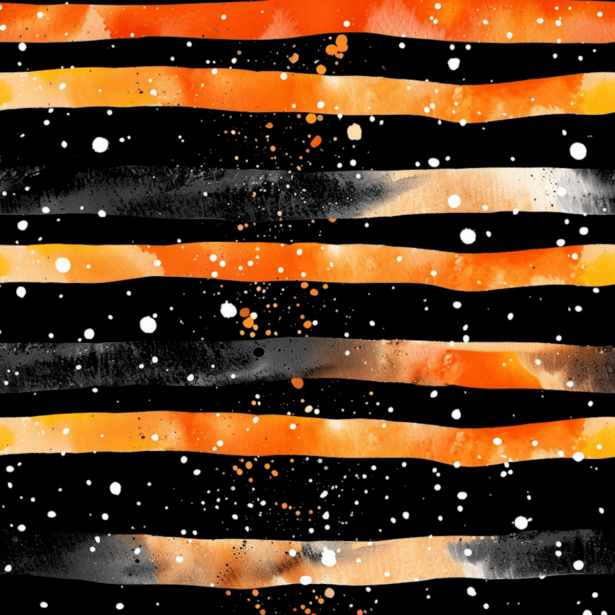 Stoff „ Streifen orange schwarz“