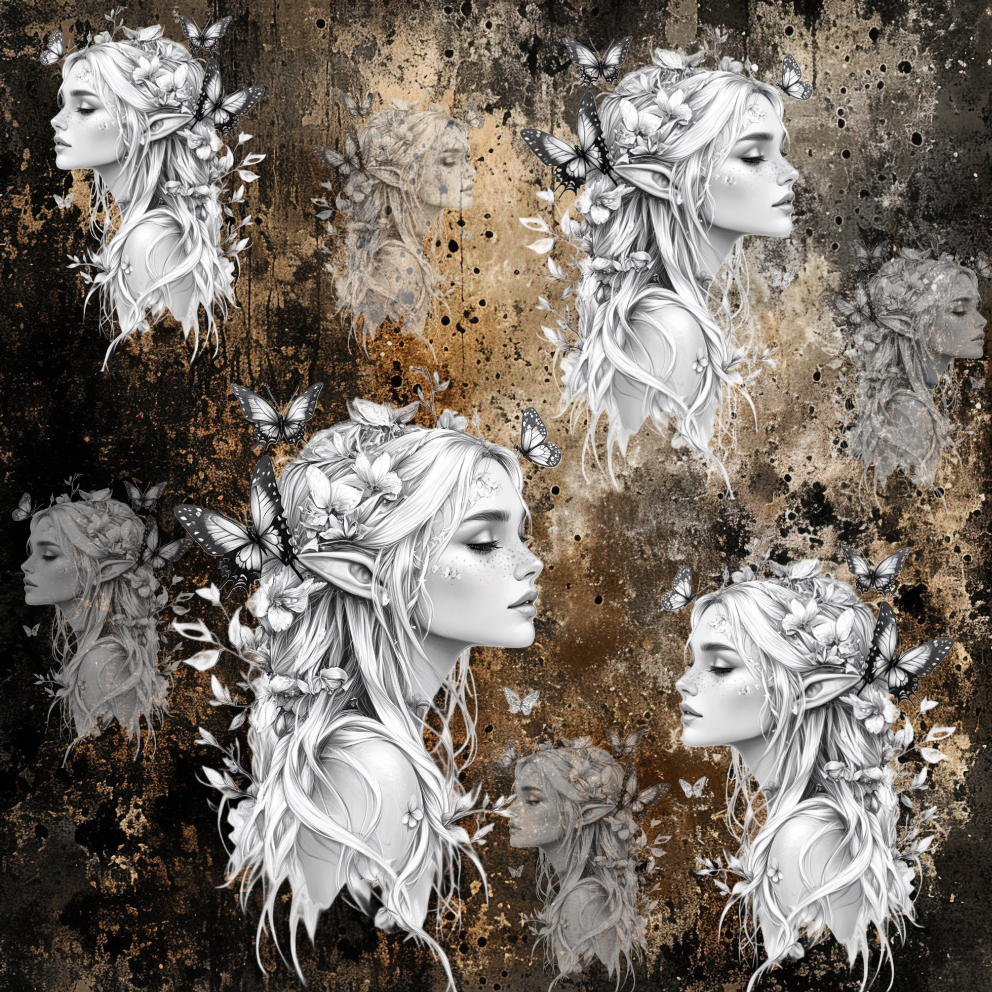 Stoff “Elfenmädchen“