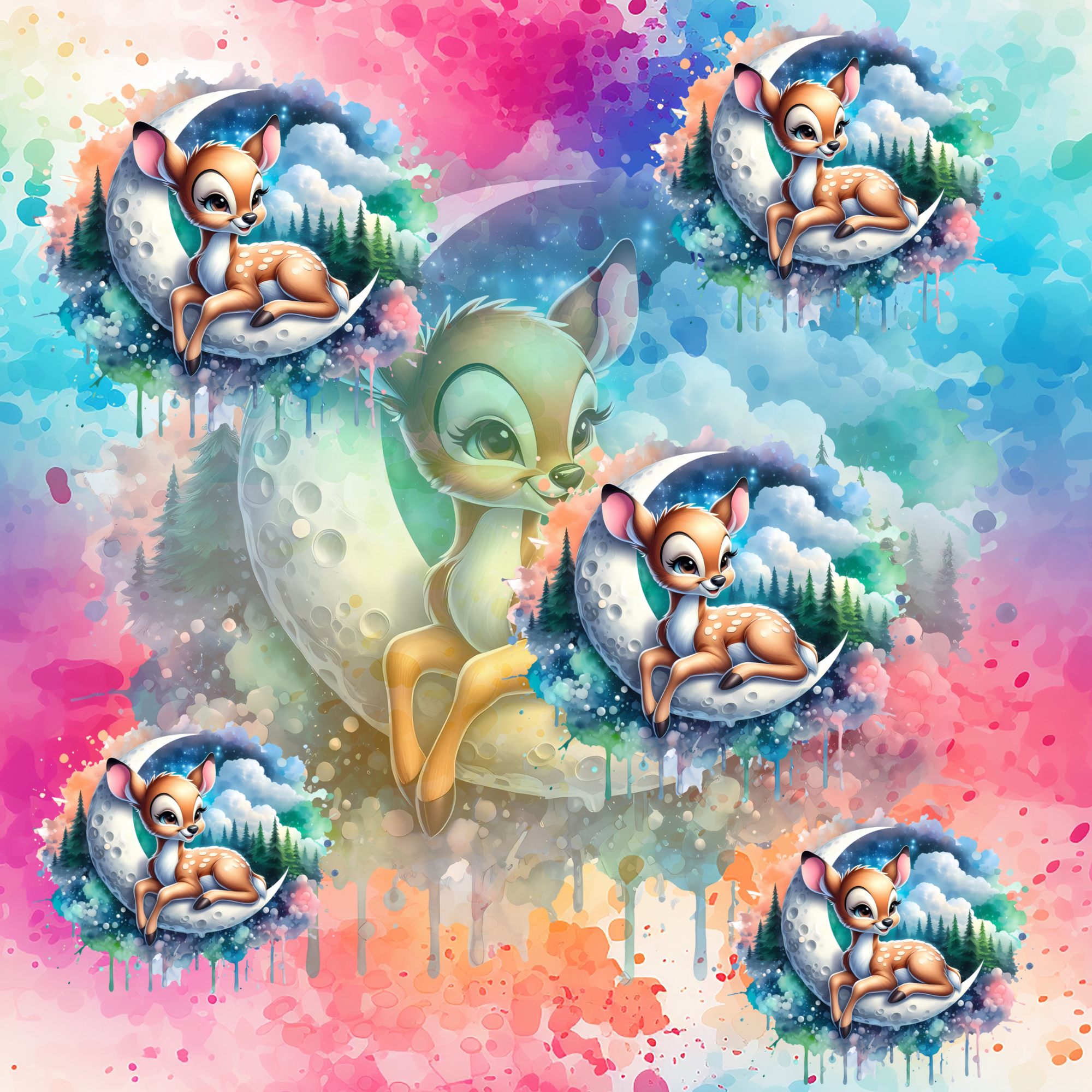 stoff „lovejy Bambi“