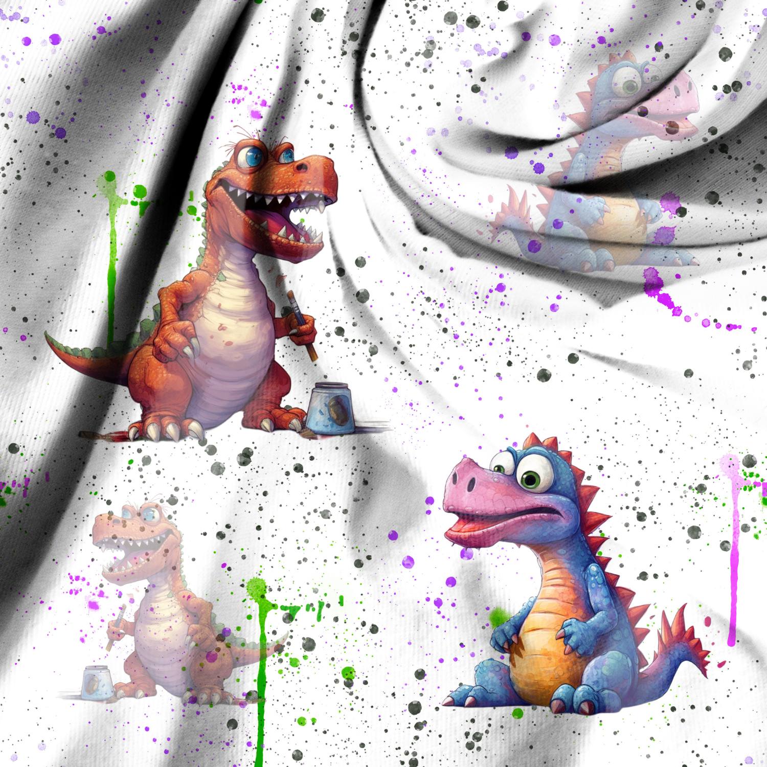 Bio Jersey „Painting Dino“