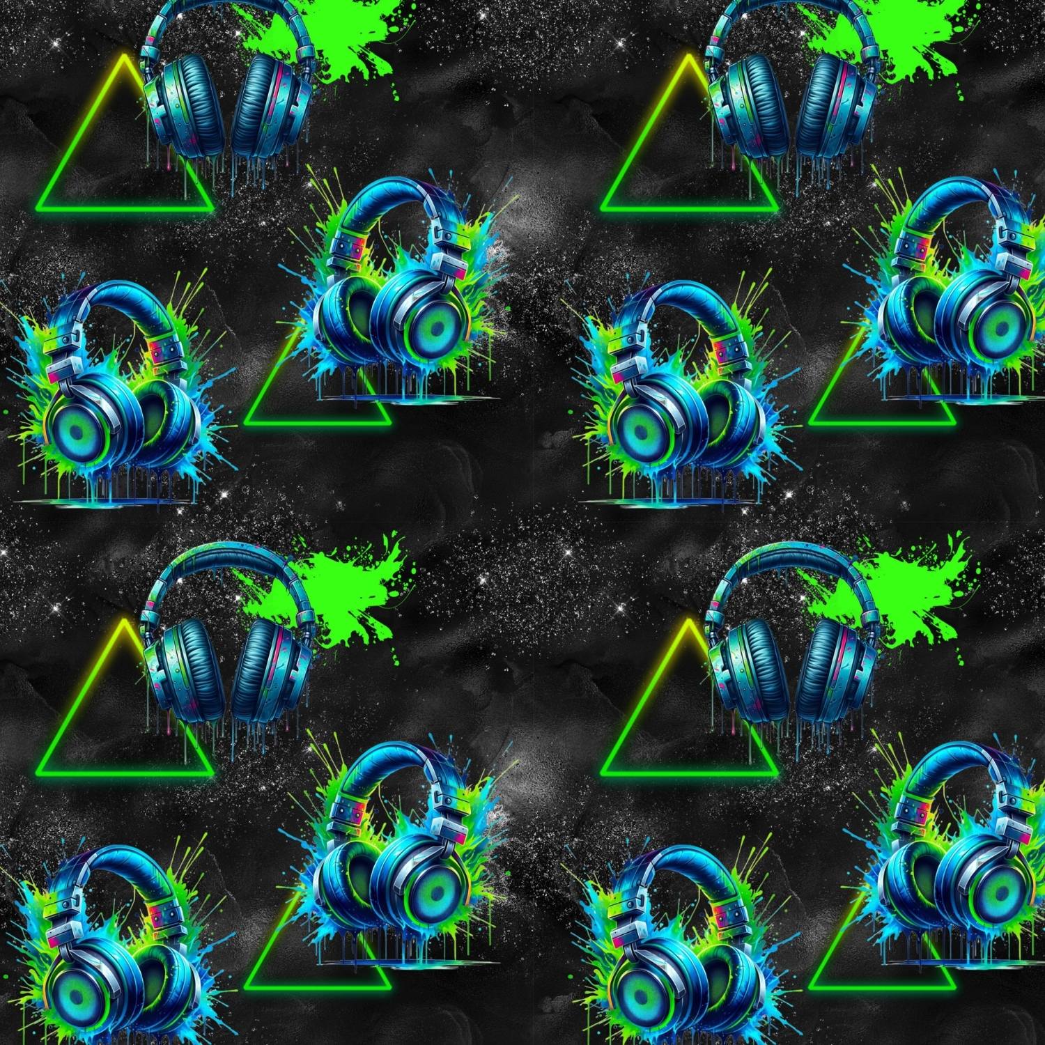 Bio Jersey „Neon Headphones“