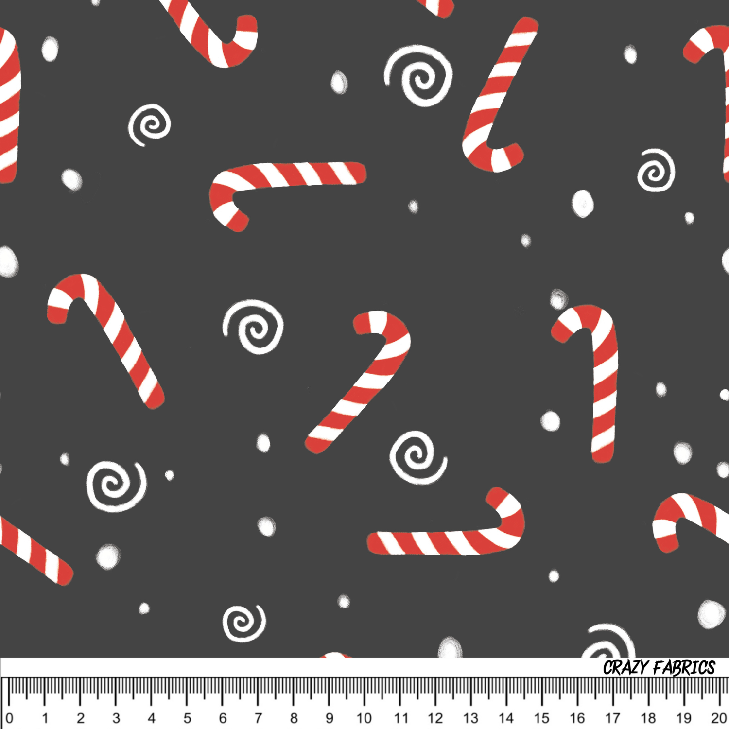 Stoff „Zuckerstangen“