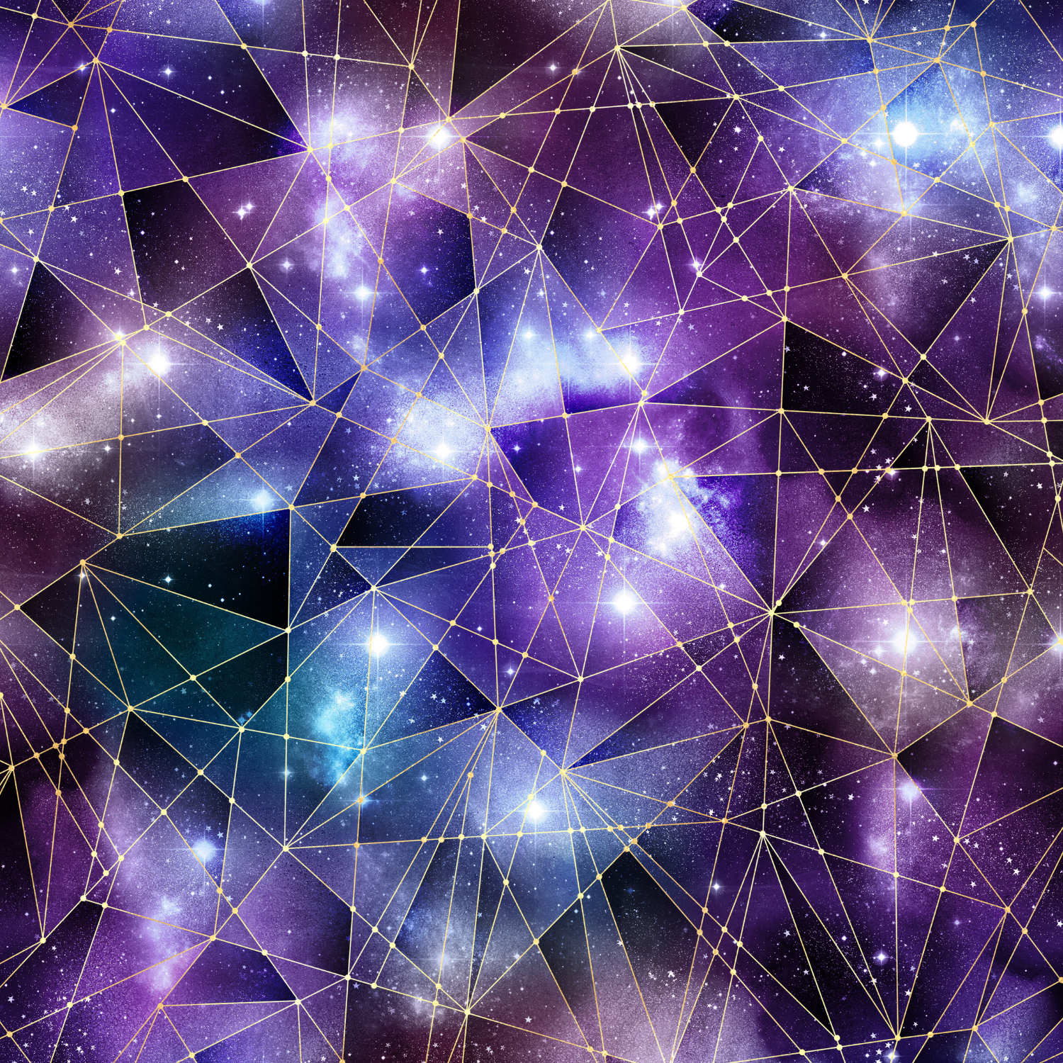 Stoff „Galaxy violet“