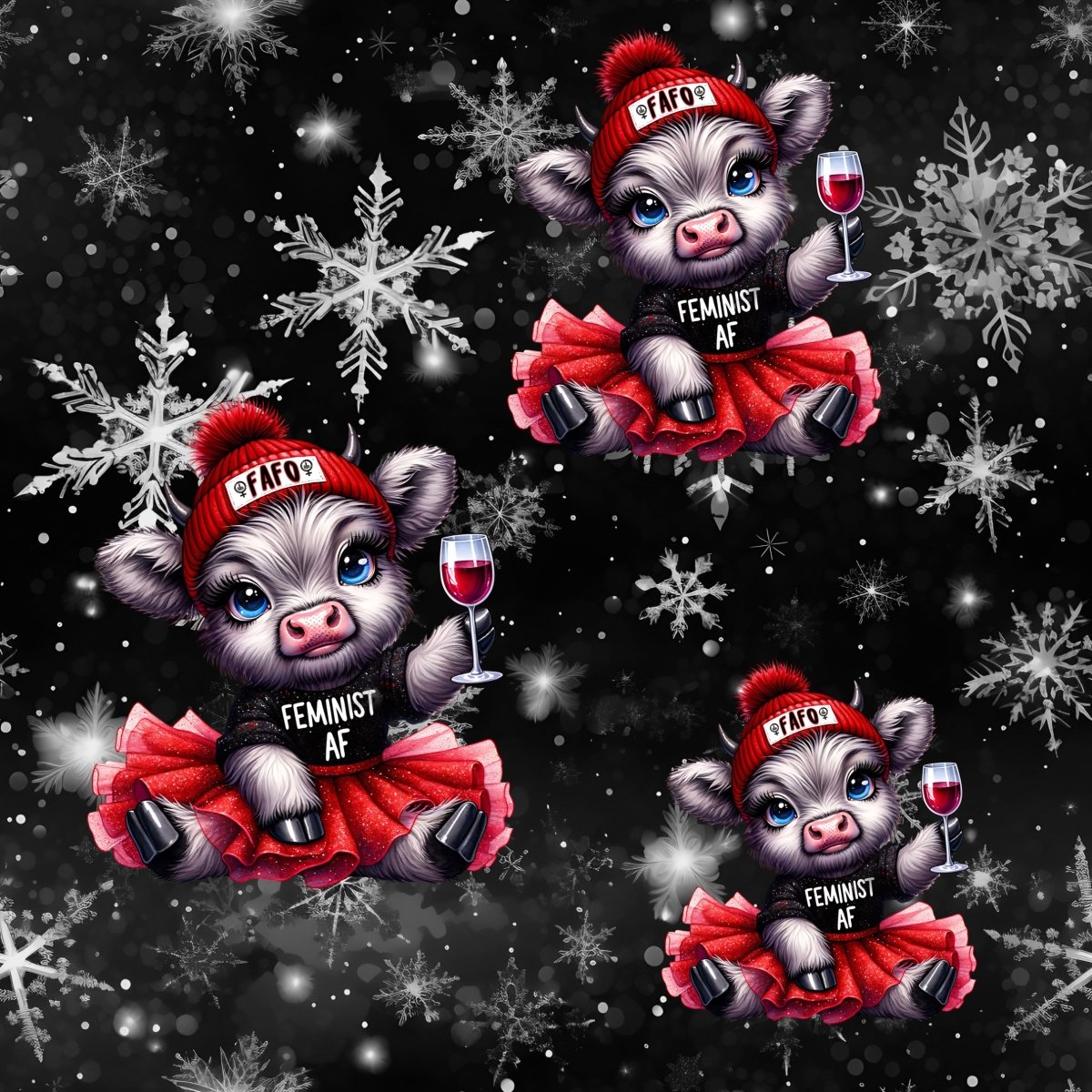 Stoff „Feminist AF“ - Crazy Fabrics