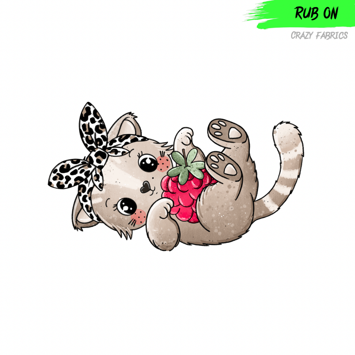 Rub On „Himbi cat Leo“ - Crazy Fabrics