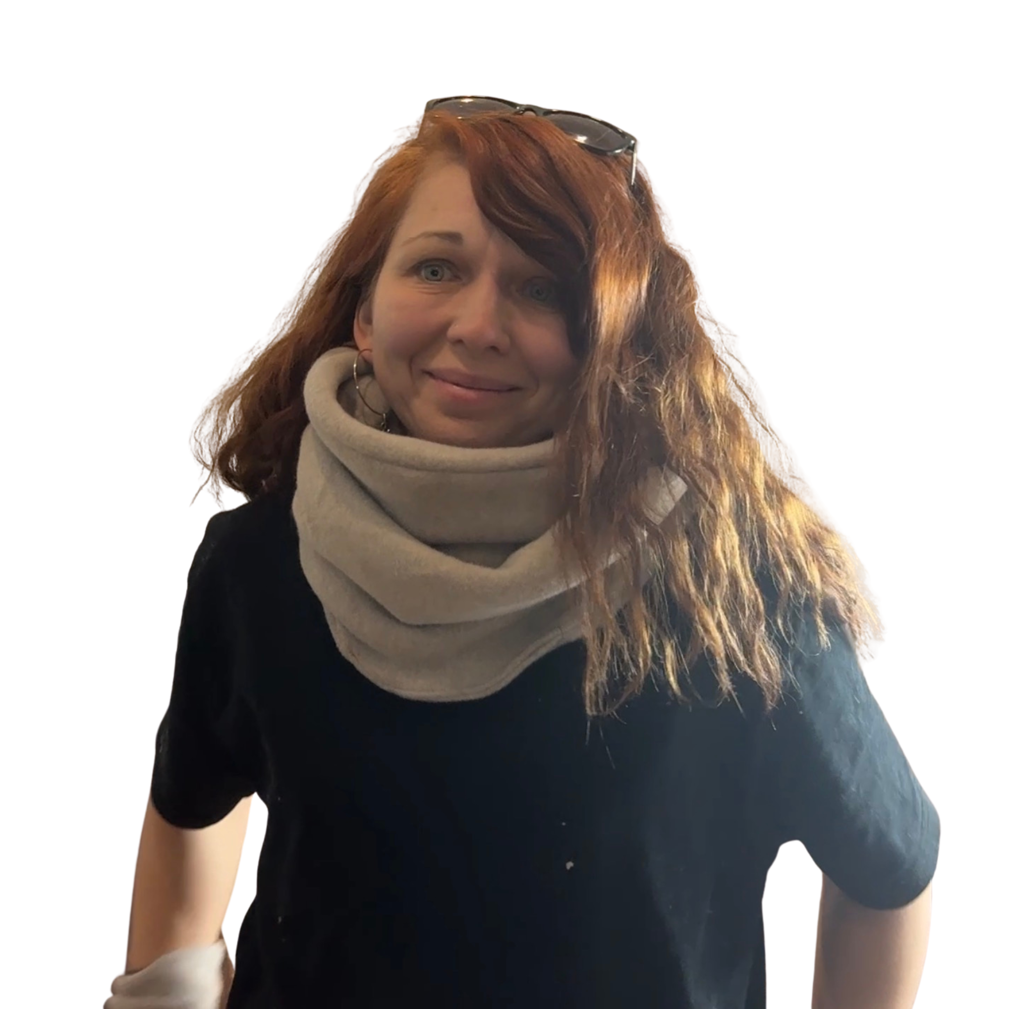 Wickel-Loop aus Bio-Baumwoll-Fleece – weich, warm & nachhaltig