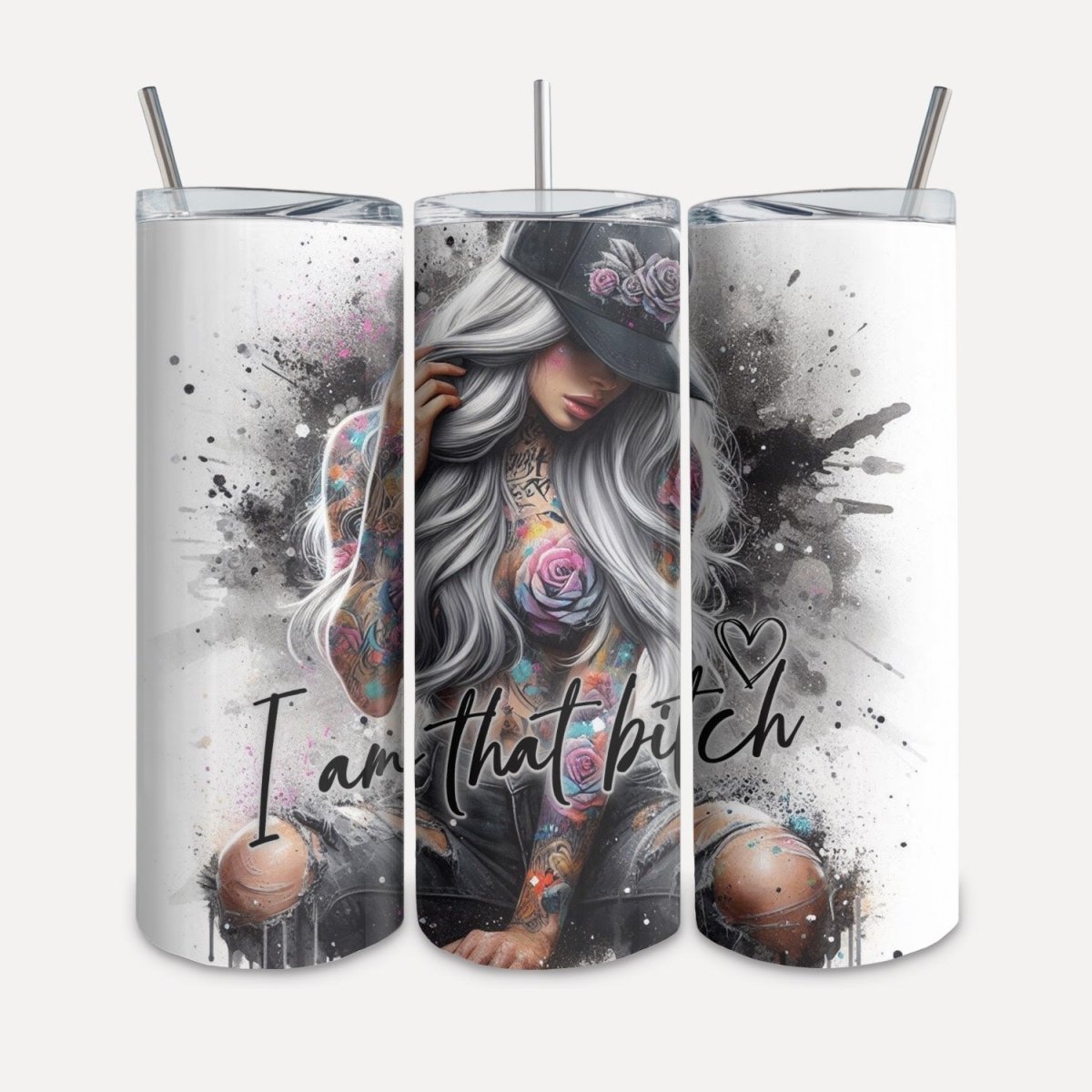 To Go Becher „I am rhat...“ - Crazy Fabrics