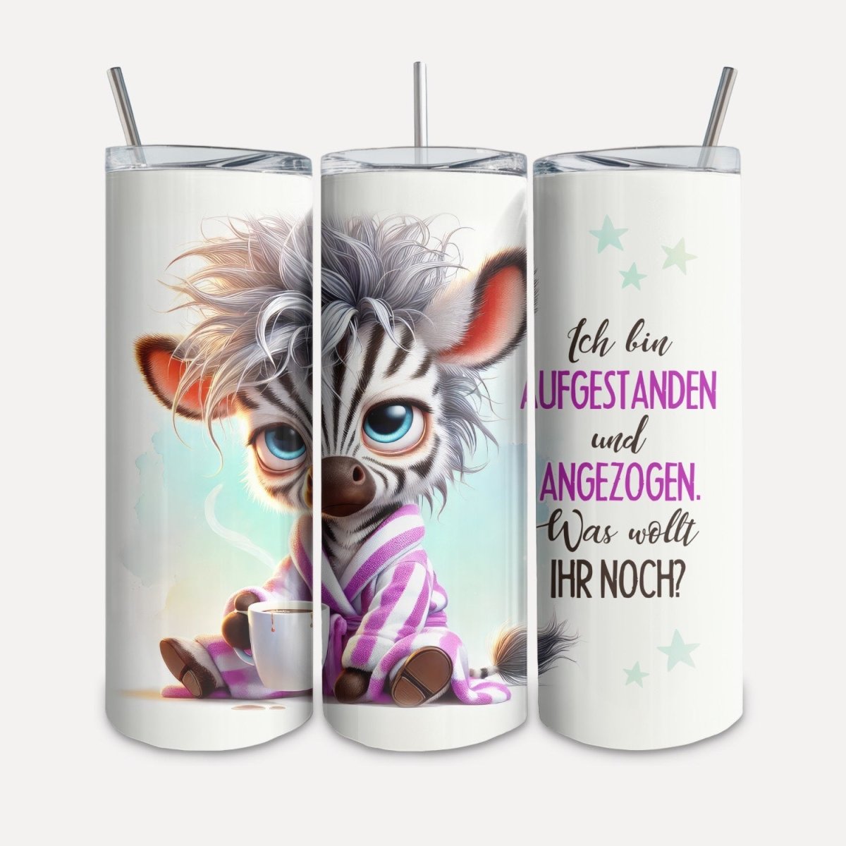 To Go Becher „Ich bin aufgestanden..." - Crazy Fabrics