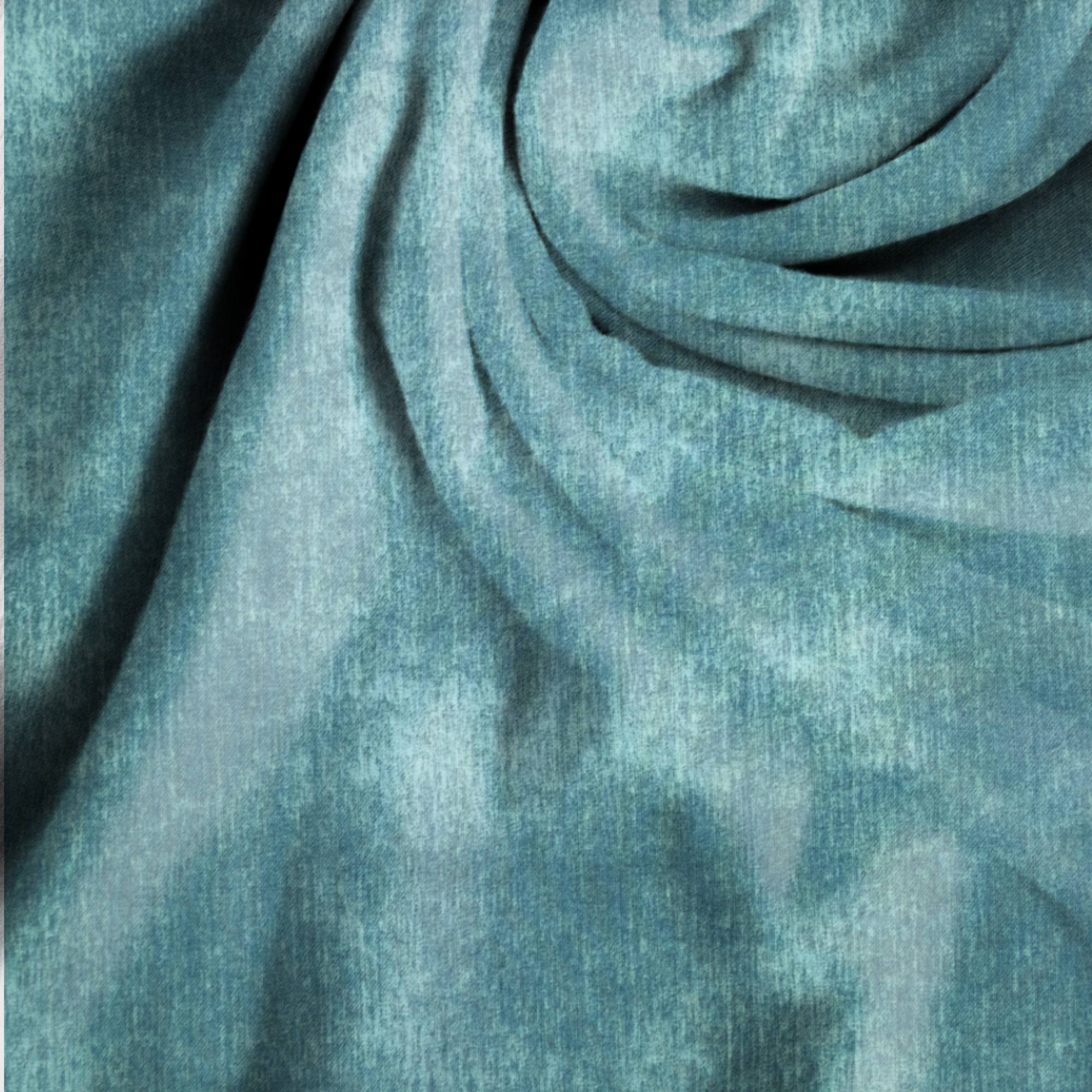 Jersey Denim Optik Petrol
