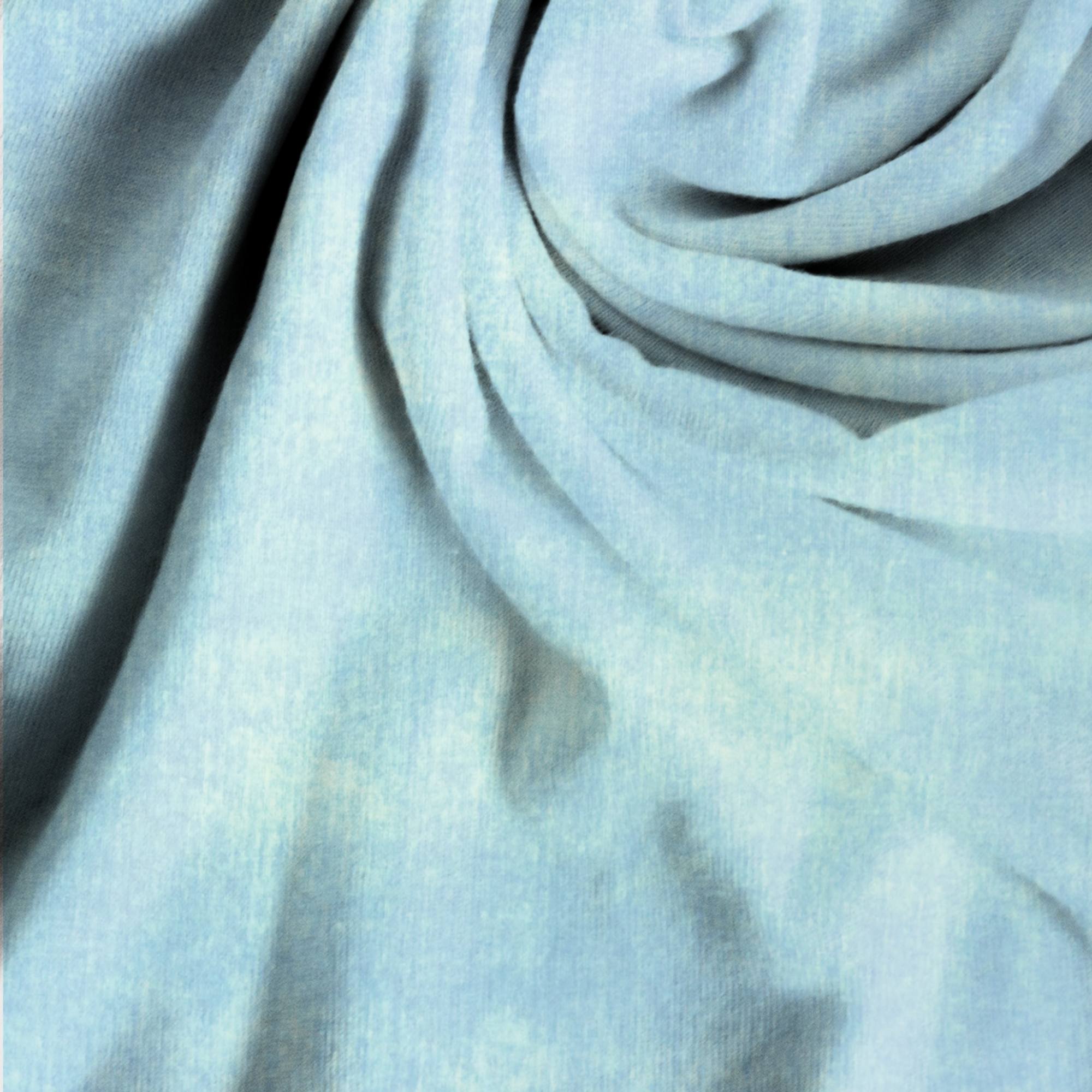 Jersey Denim Optik Hellblau