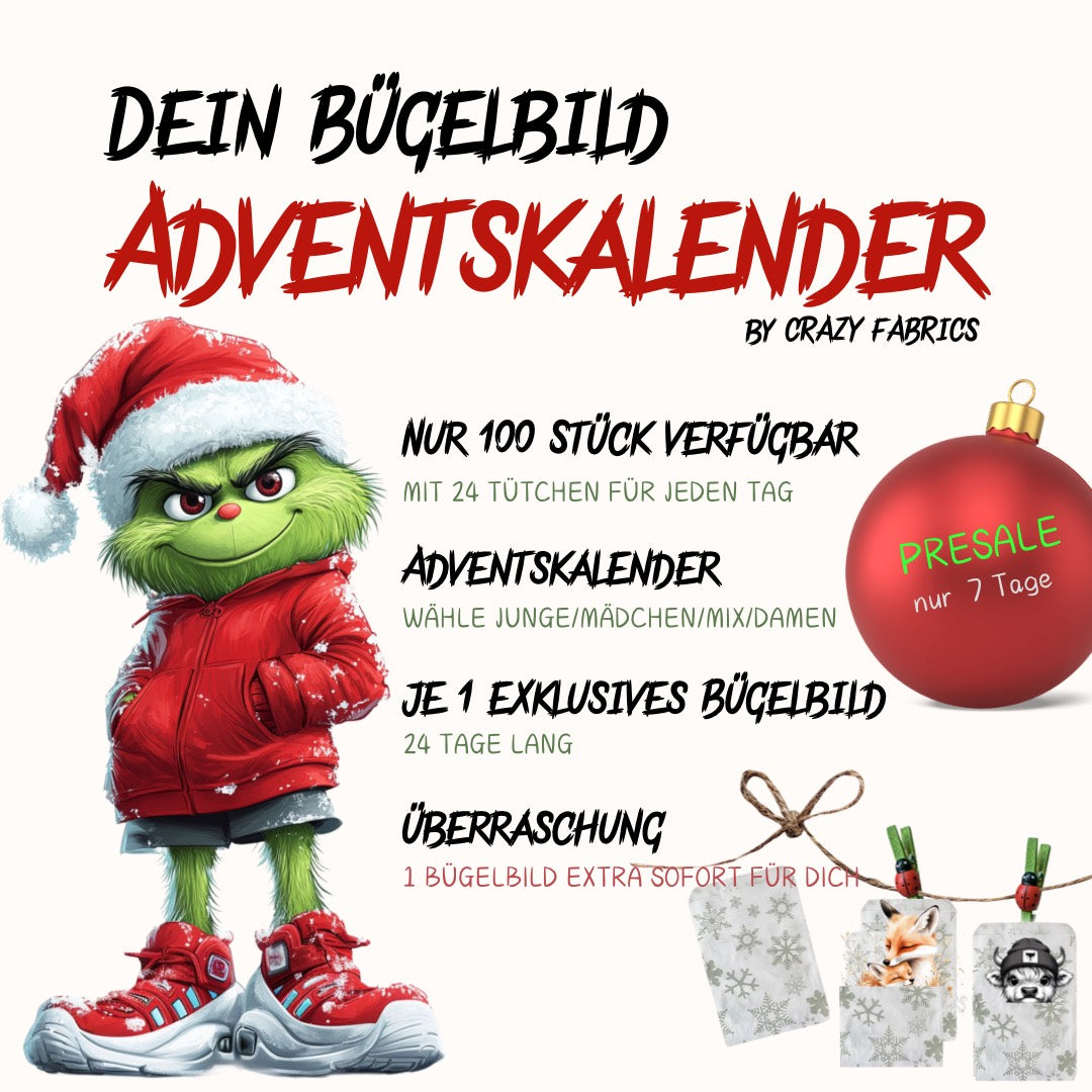ADVENTSKALENDER 2025 – BÜGELBILDER
