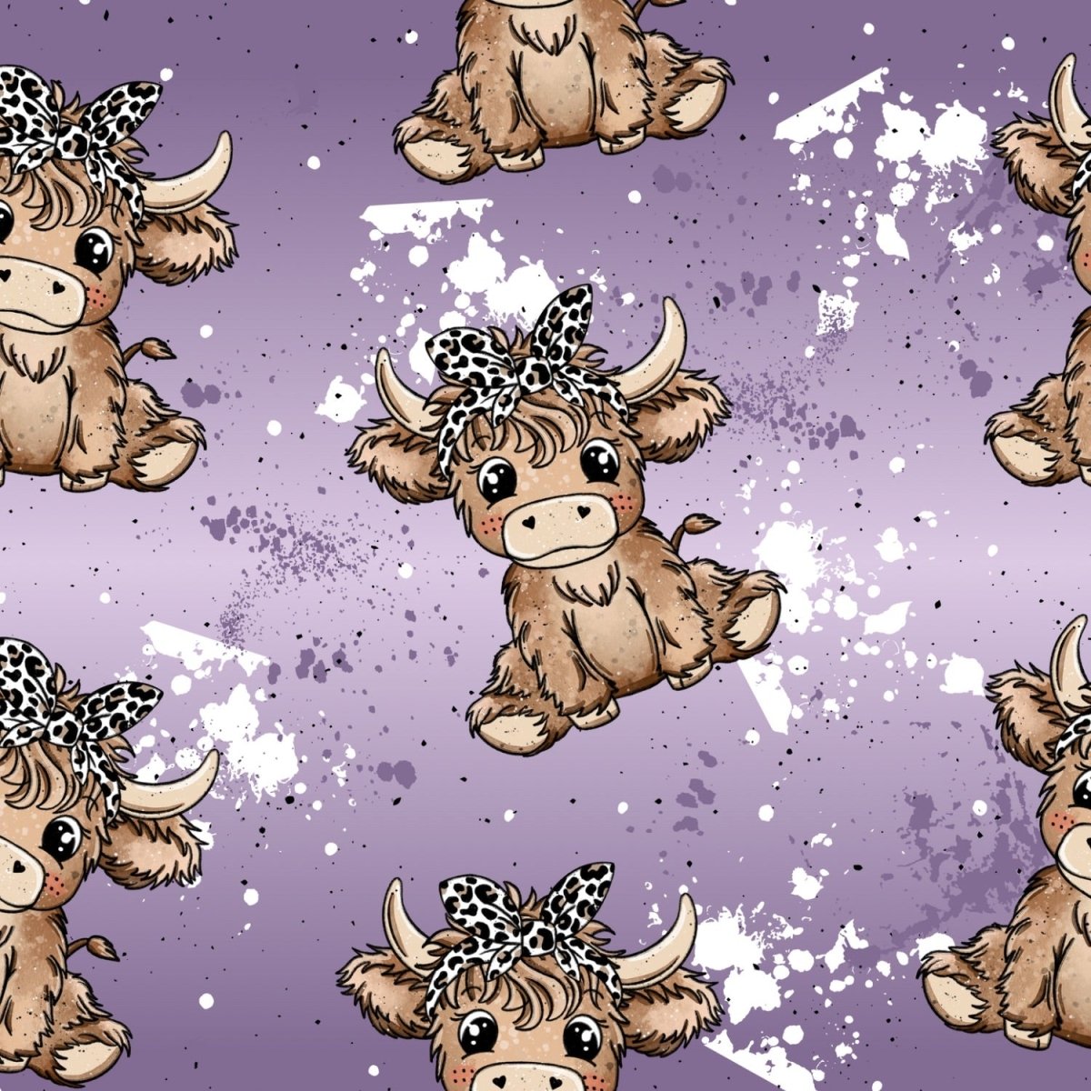 Stoff „LovelyCowi" - Crazy Fabrics