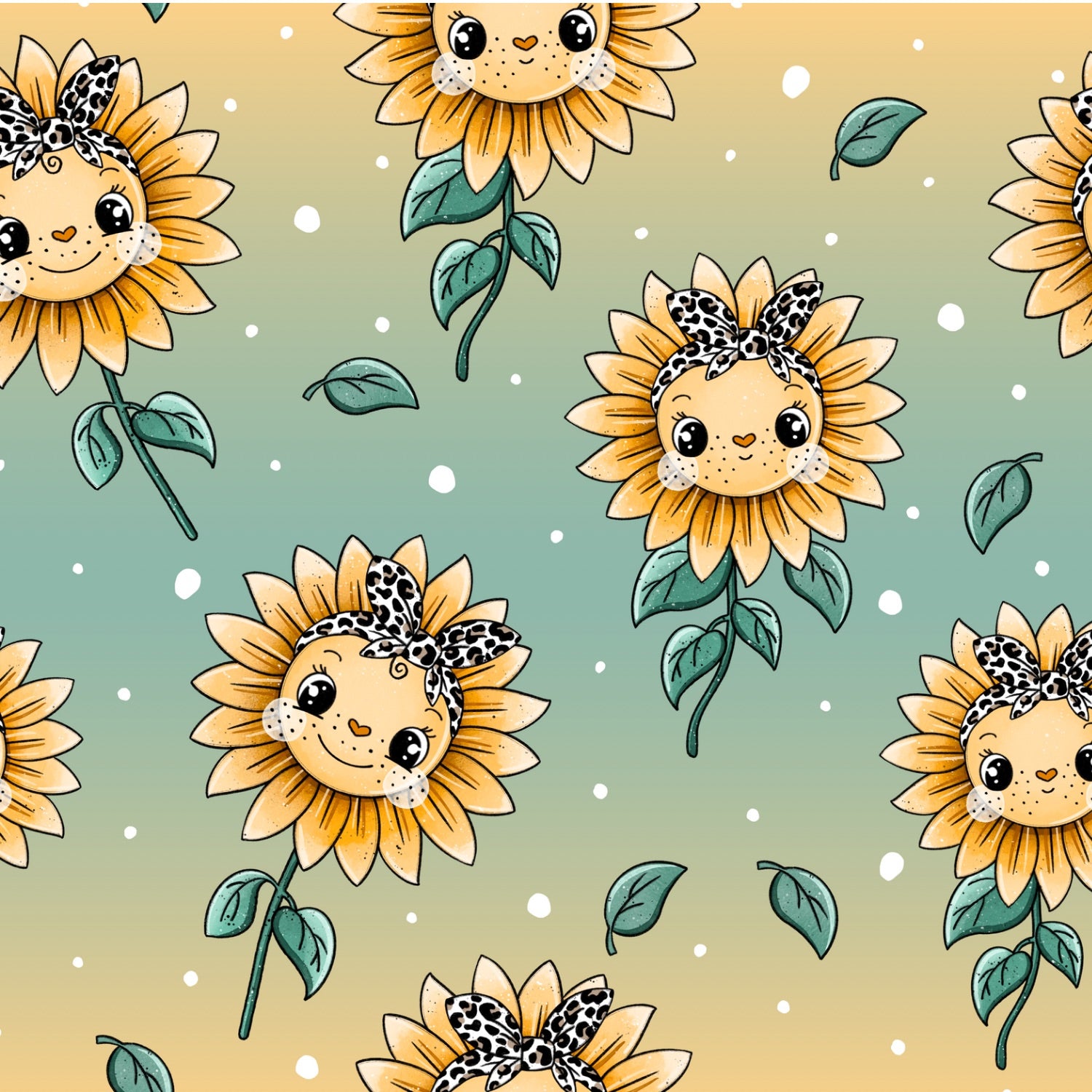 Stoff „Sunflowers"