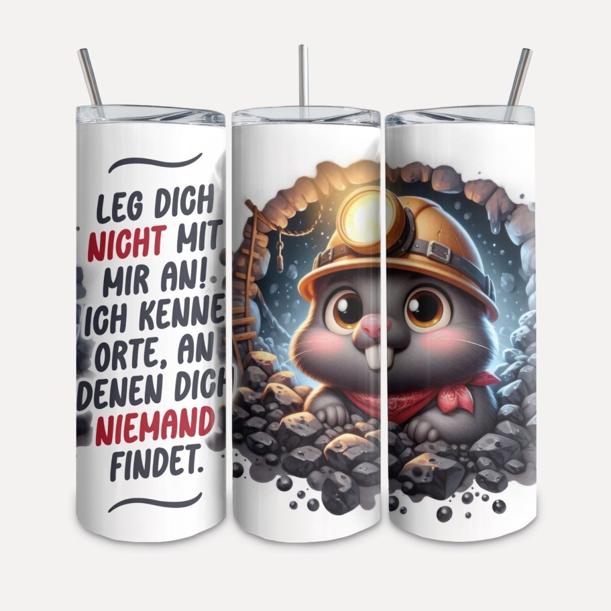 To Go Becher „Leg dich nicht mit mir an" - Crazy Fabrics