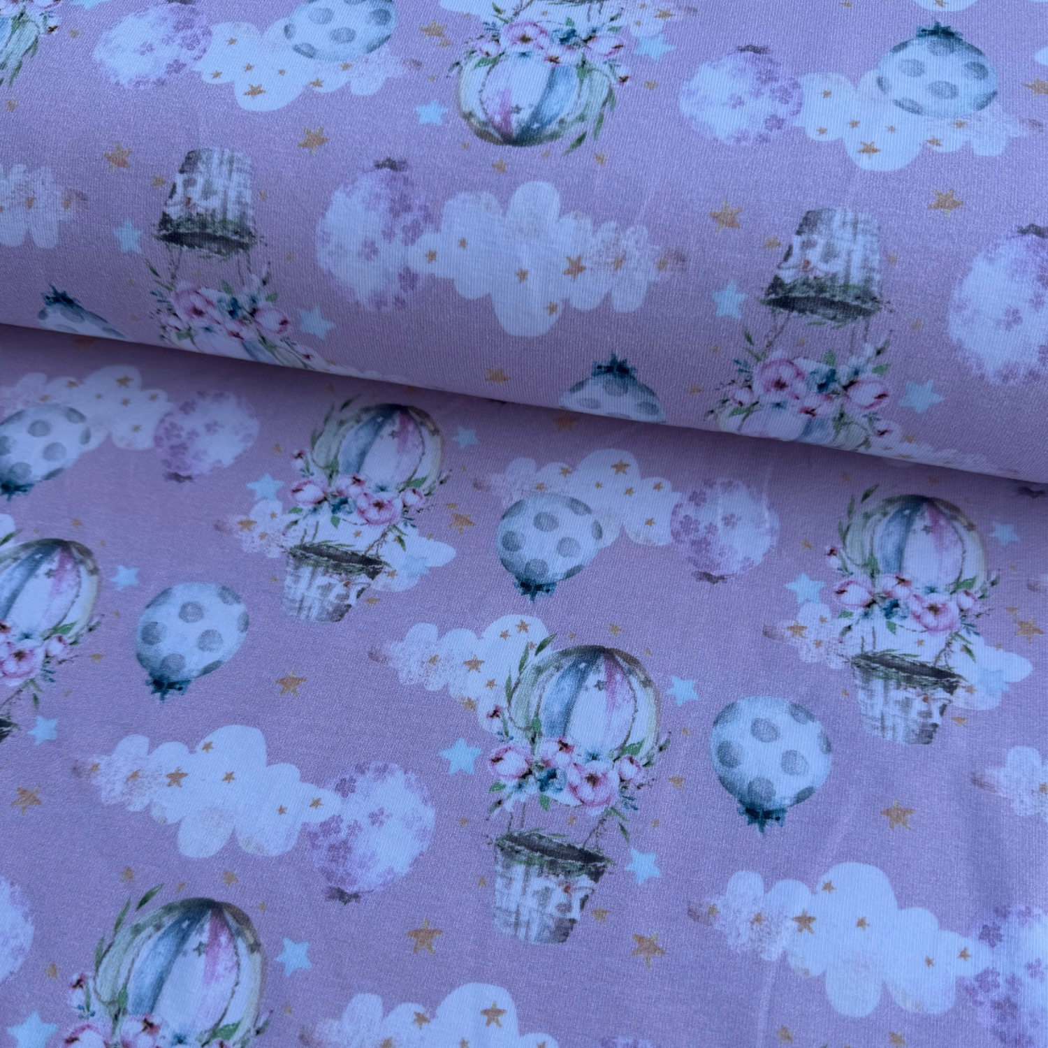 Jersey „Clouds & Balloons rose“