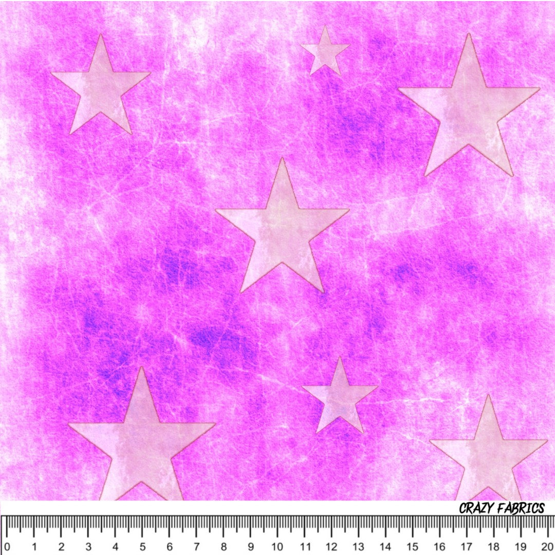 Stoffvorbestellung "Maxi Star Pink"