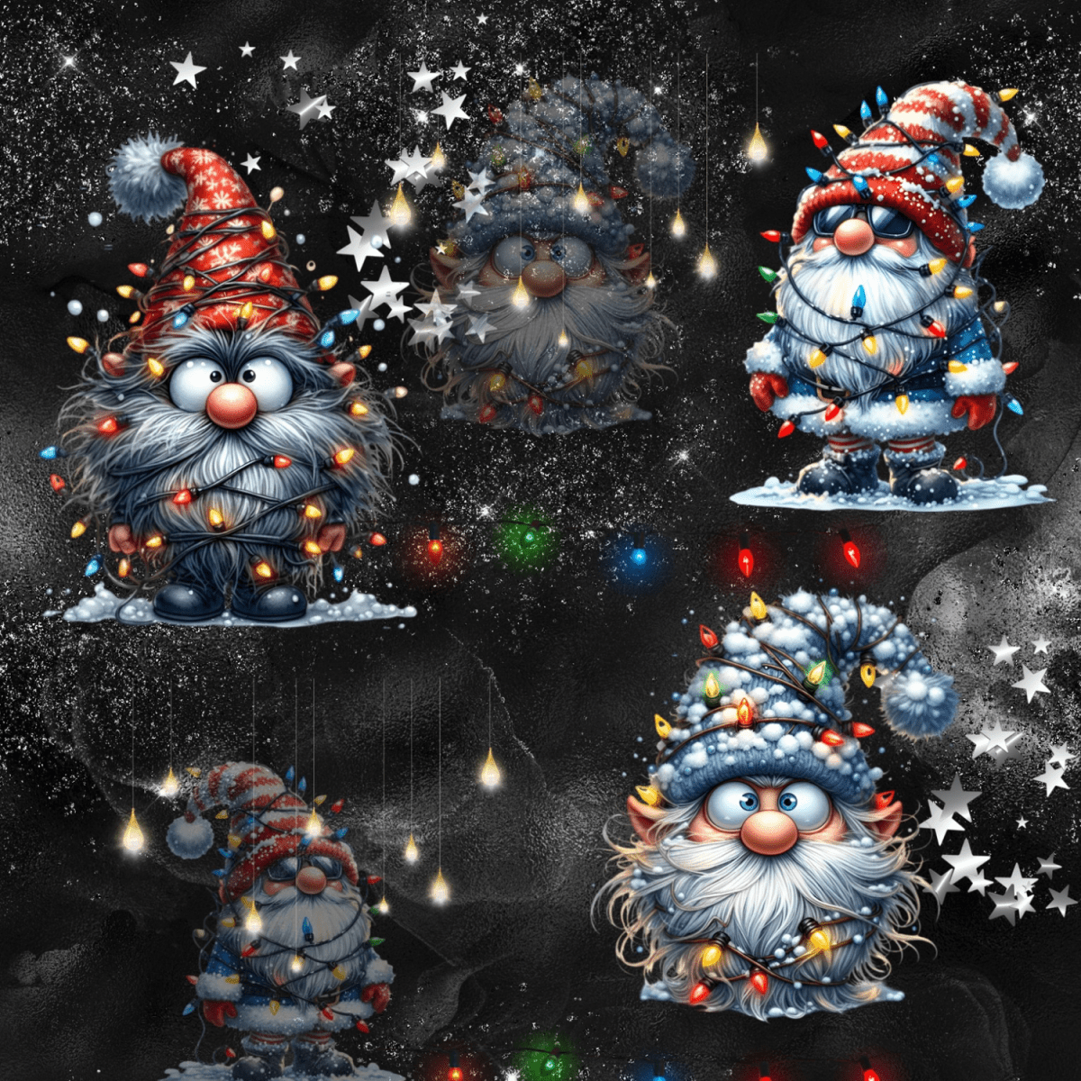 Stoff „Santa“ - Crazy Fabrics