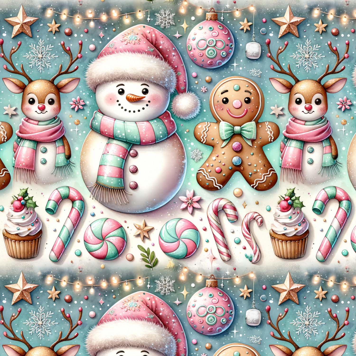 Stoff „Weihnachts Klimbim“