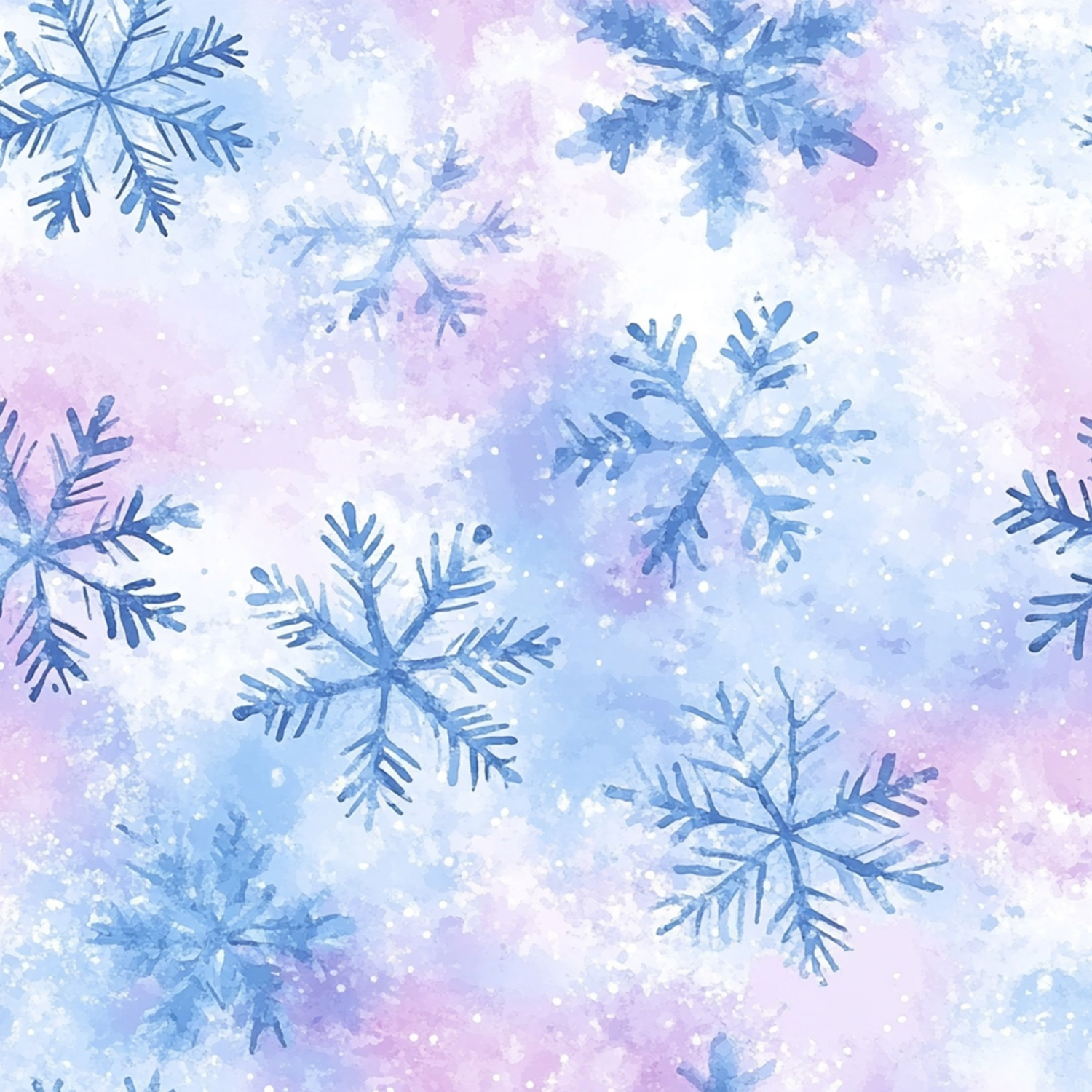 Stoff „Schneesterne soft colours“