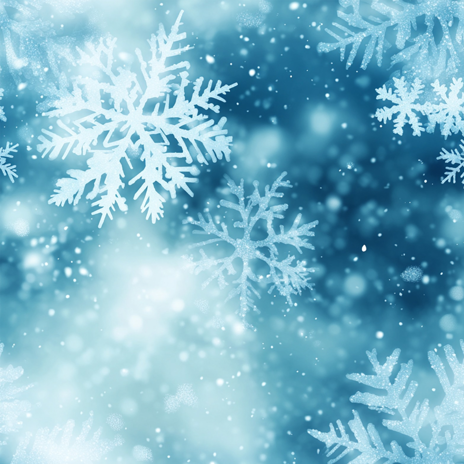 Stoff „Schneesterne petrol weiss“