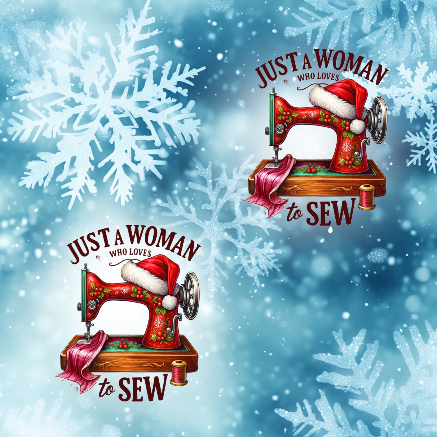 Stoff „Just WOMAN… X-MAS“