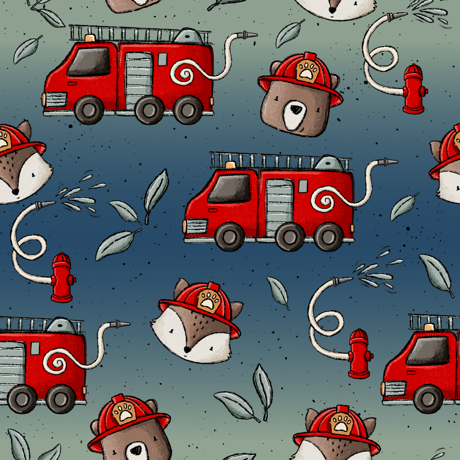Stoff „Feuerwehr“