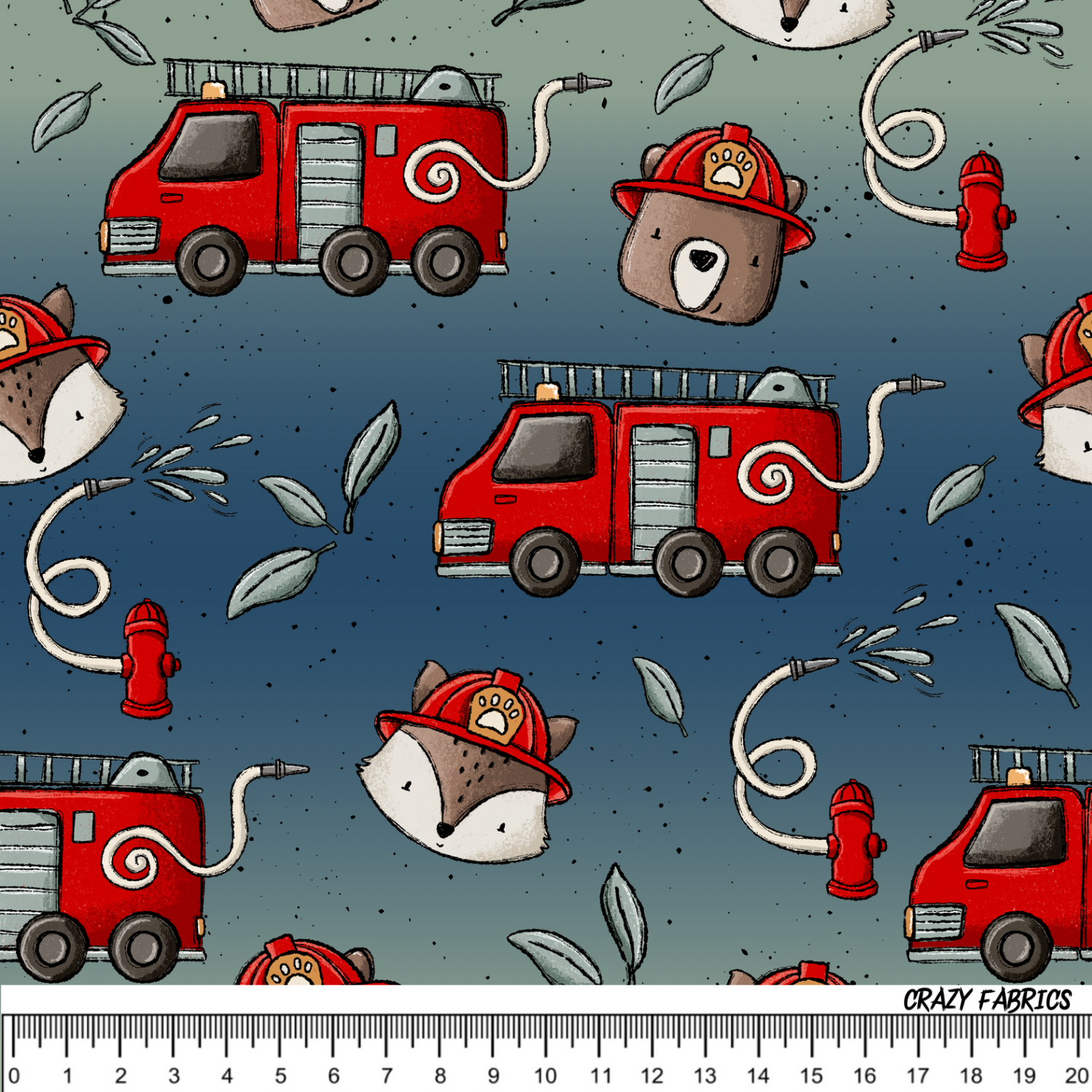 Stoff „Feuerwehr“