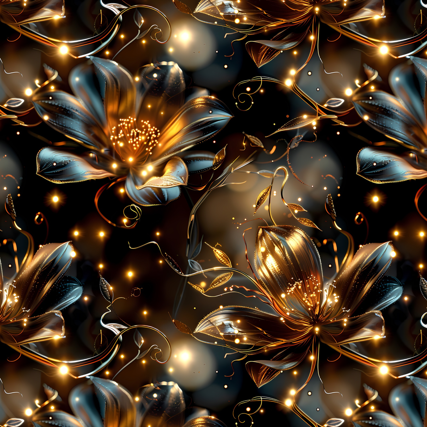 Stoff „Wonderflowers“