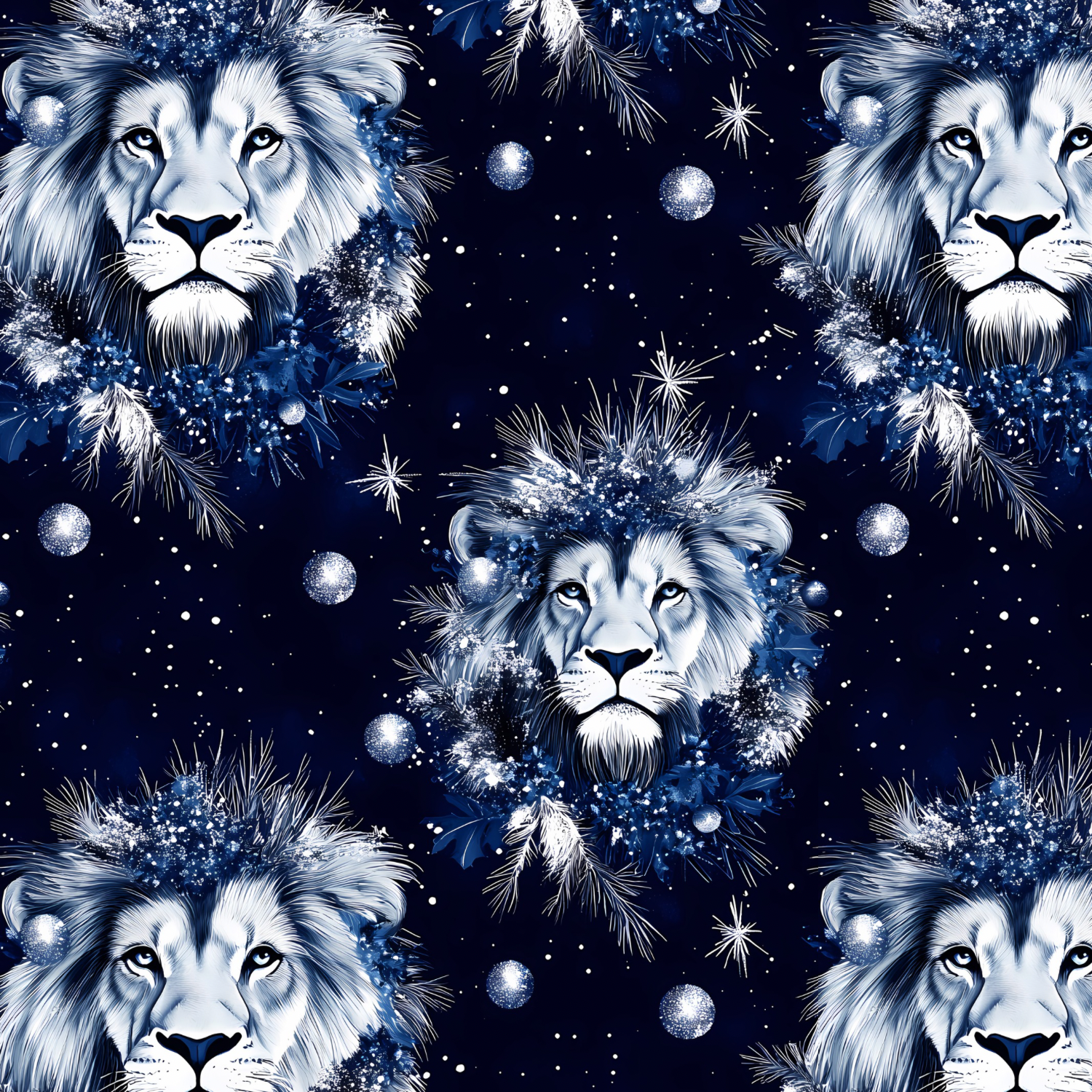 Stoff „space Leo“