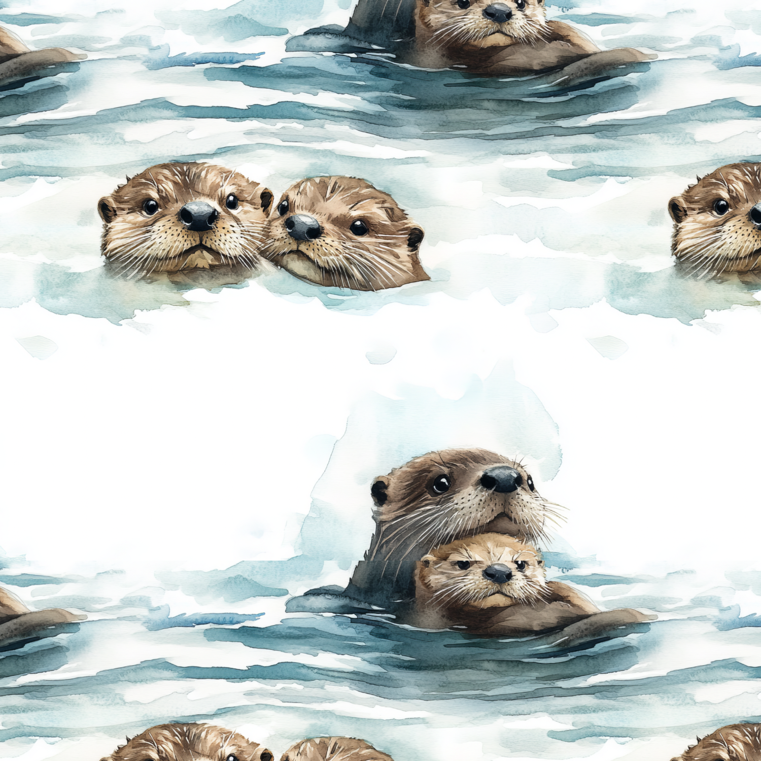 Stoff „Otter Life“