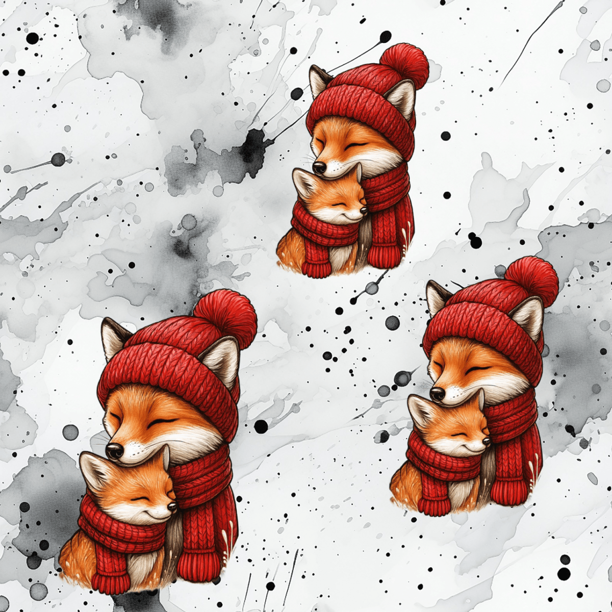 Stoff „Winter Fuchs“ - Crazy Fabrics