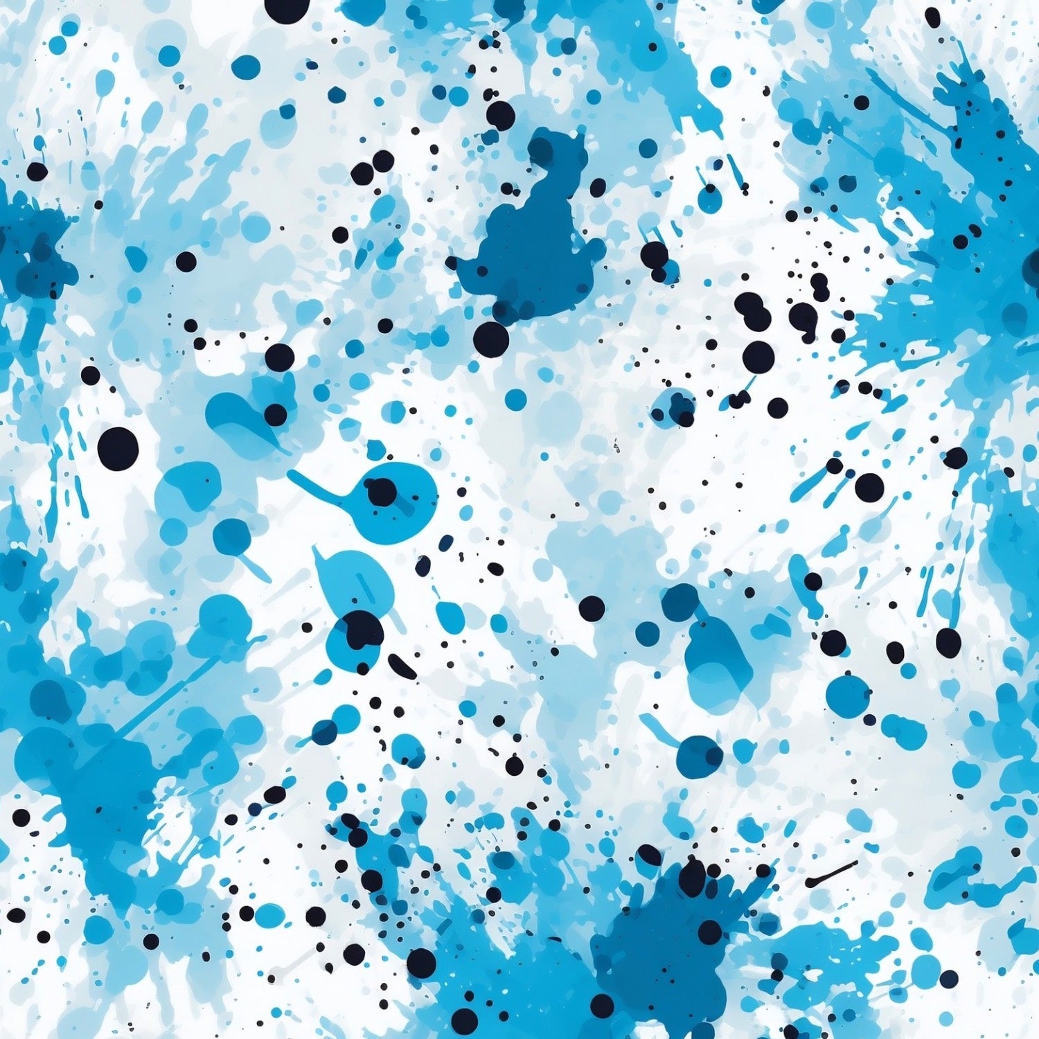 Stoff "Splash“ hellblau