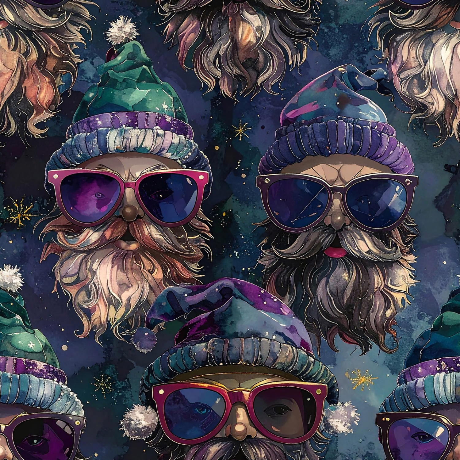 Stoff „Winter Zottels“