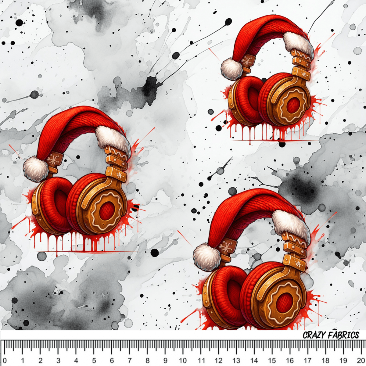 Stoff „X - Mas Gamer“ - Crazy Fabrics