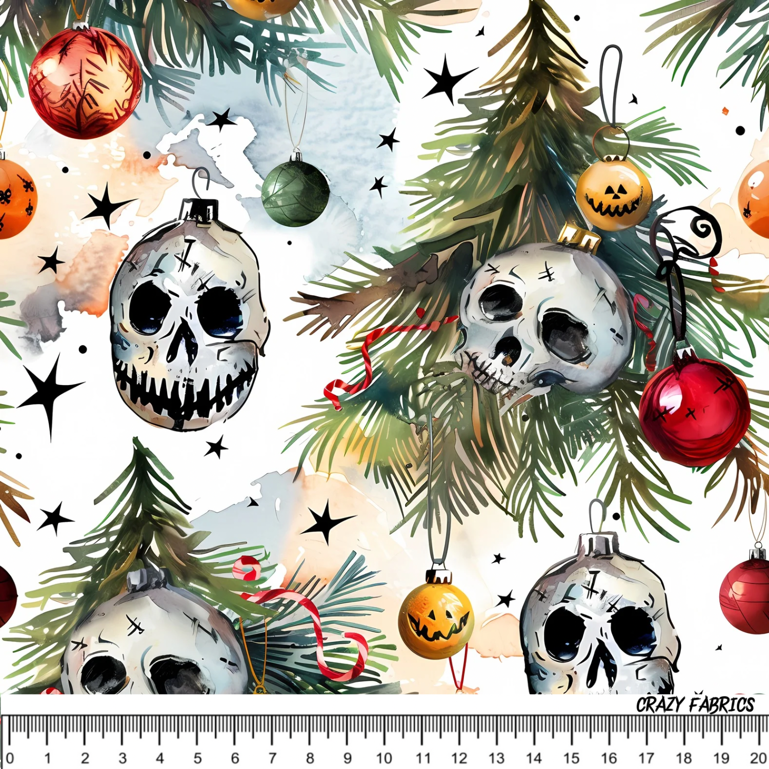 Stoff „Grusel X - Mass“