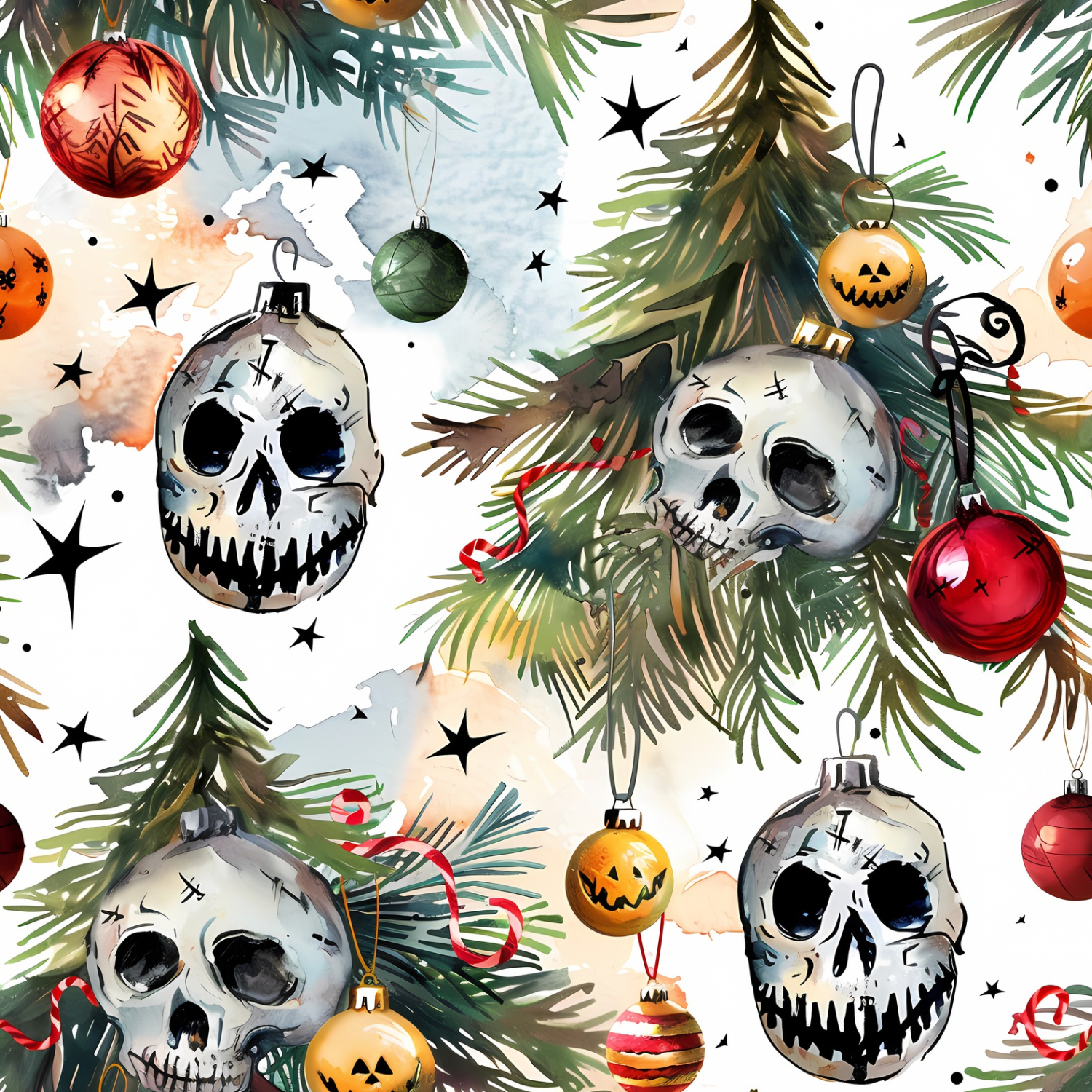Stoff „Grusel X - Mass“