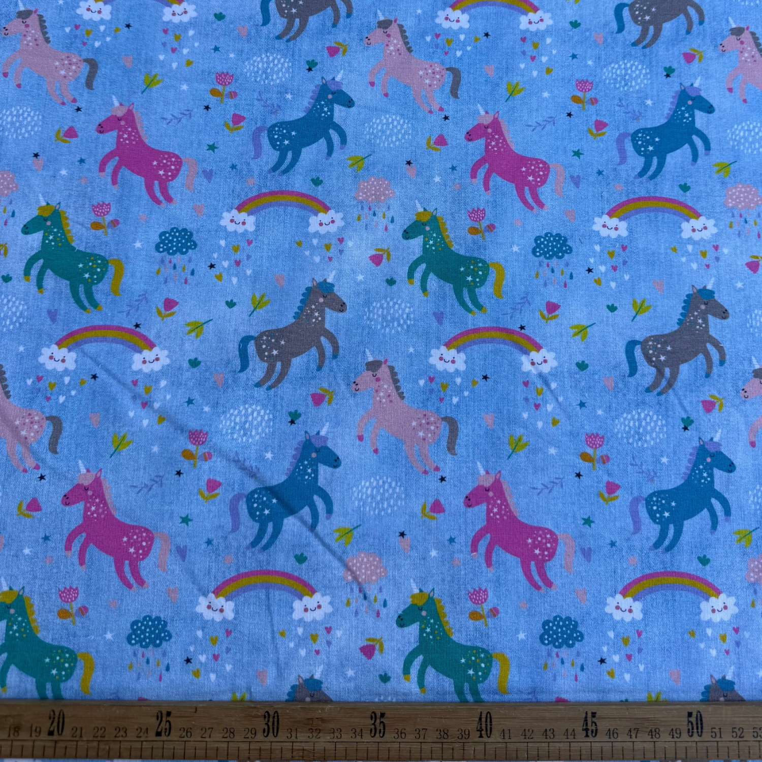 French Terry „Horses“
