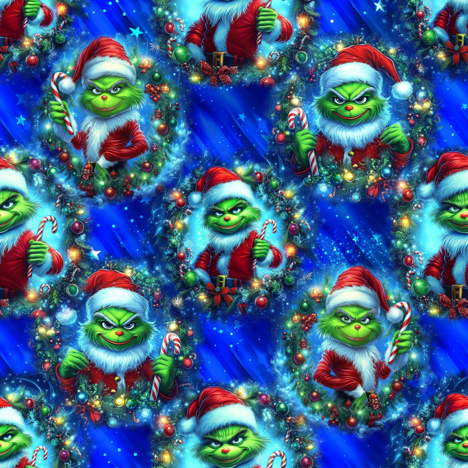 Stoff „Santa Griny“